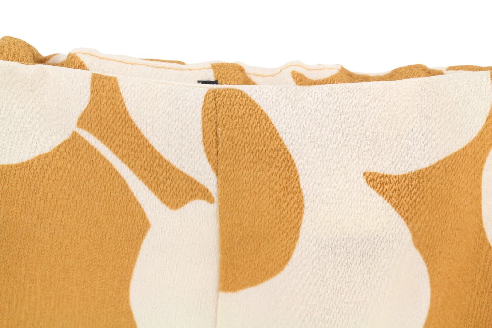 Max Mara EU36 Mustard Printed Zip Fly Tapered Trousers 88899 Size 26" / US 2 / IT 38 - 7 Thumbnail