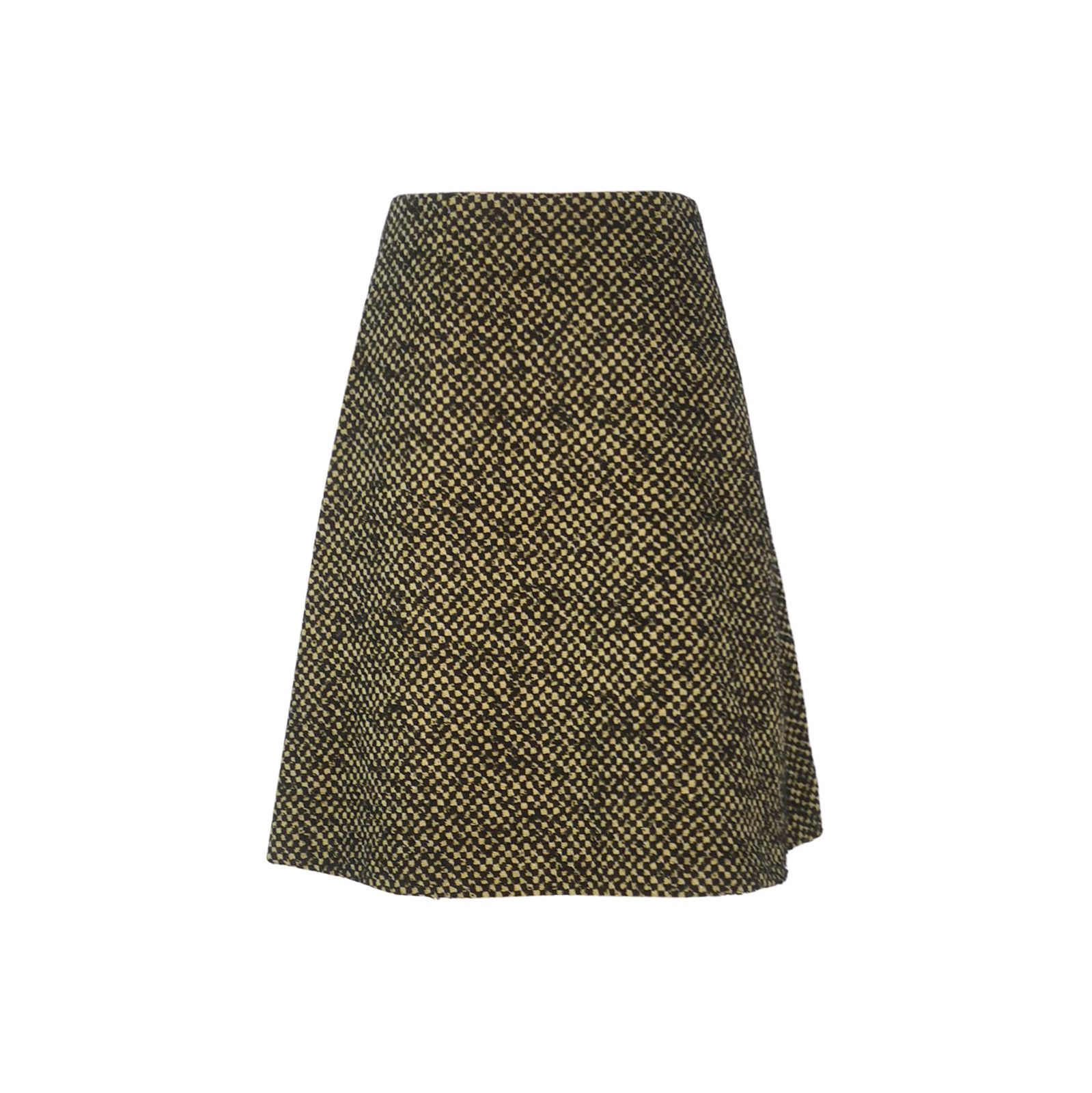 Prada Prada Elegant Wool Blend Midi Skirt 0079 Size US 26 / EU 42 - 1 Thumbnail