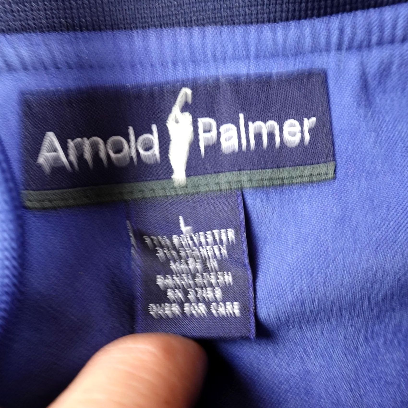 Vintage Arnold Palmer Vest Mens L Blue Quarter Zip Golf Pullover Sleeveless Jacket Windbreaker Zip Pockets Logo 1/4 Zip Lightweight Size US L / EU 52-54 / 3 - 5 Thumbnail