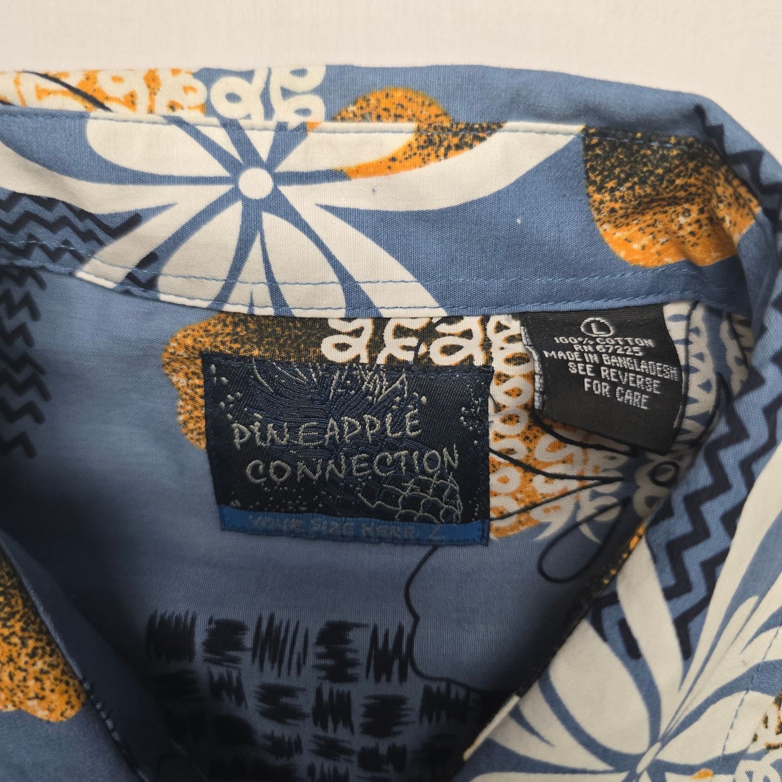 Pineapple Connection × Vintage Vintage Pineapple Connection Hawaiian Floral Tropical Shirt Size US L / EU 52-54 / 3 - 6 Thumbnail