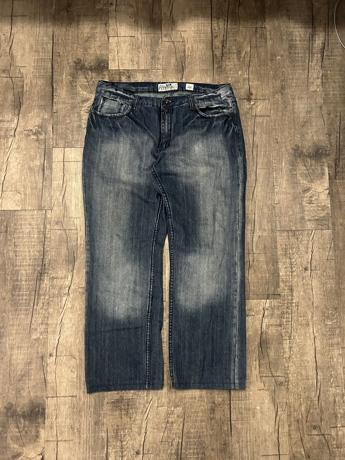 Akademiks Vintage Akademiks Embroidered Streetwear Jeans Size 34/28 Size US 34 / EU 50 - 3 Thumbnail