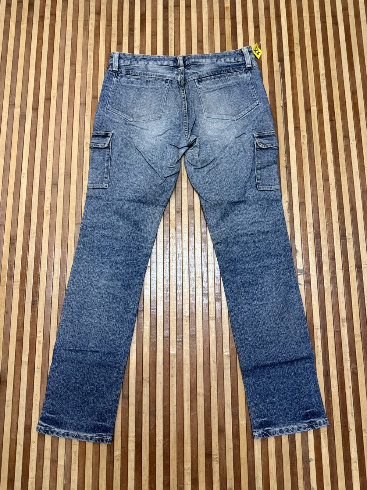 Japanese Brand Vintage Brappers Denim Cargo Pants Big Pockets Streetwear Size US 30 / EU 46 - 6 Thumbnail