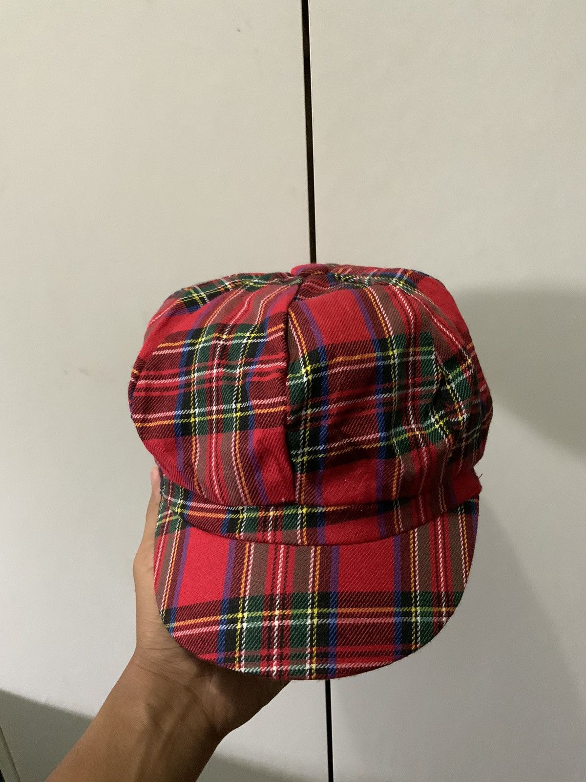 Japanese Brand Retro Plaid Newsboy Cap Size ONE SIZE - 5 Thumbnail