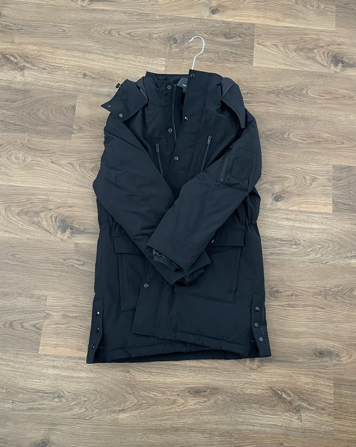 The Kooples Black Hooded Parka - The Kooples Size US M / EU 48-50 / 2 - 4 Thumbnail