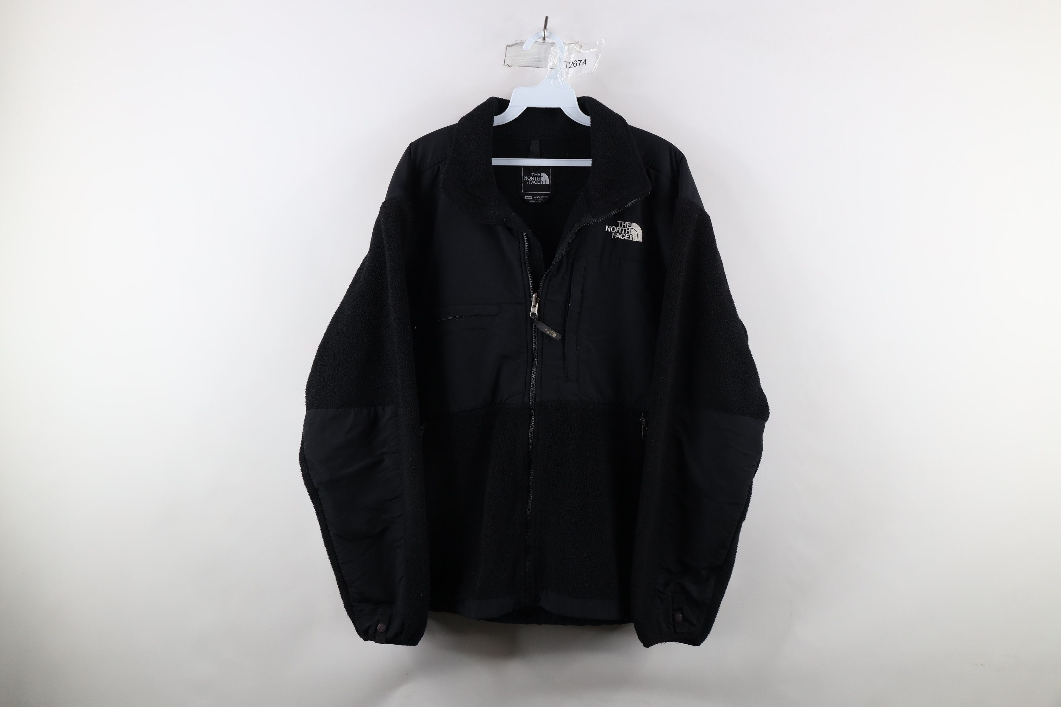 The North Face × Vintage Vintage The North Face Spell Out Denali Fleece Jacket Black Size US M / EU 48-50 / 2 - 1 Thumbnail