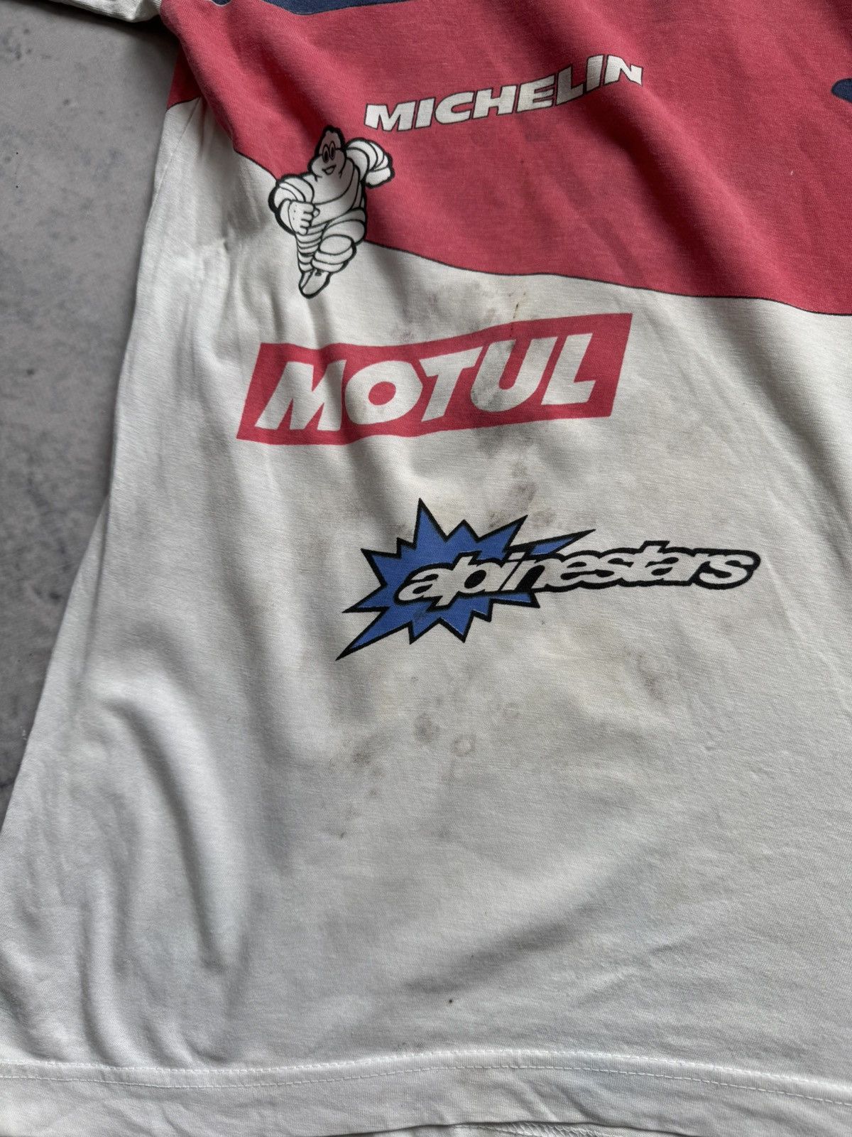 Honda × Vintage 🚗🌪️FADE HONDA RACING TEE VINTAGE NSR Size US L / EU 52-54 / 3 - 8 Thumbnail