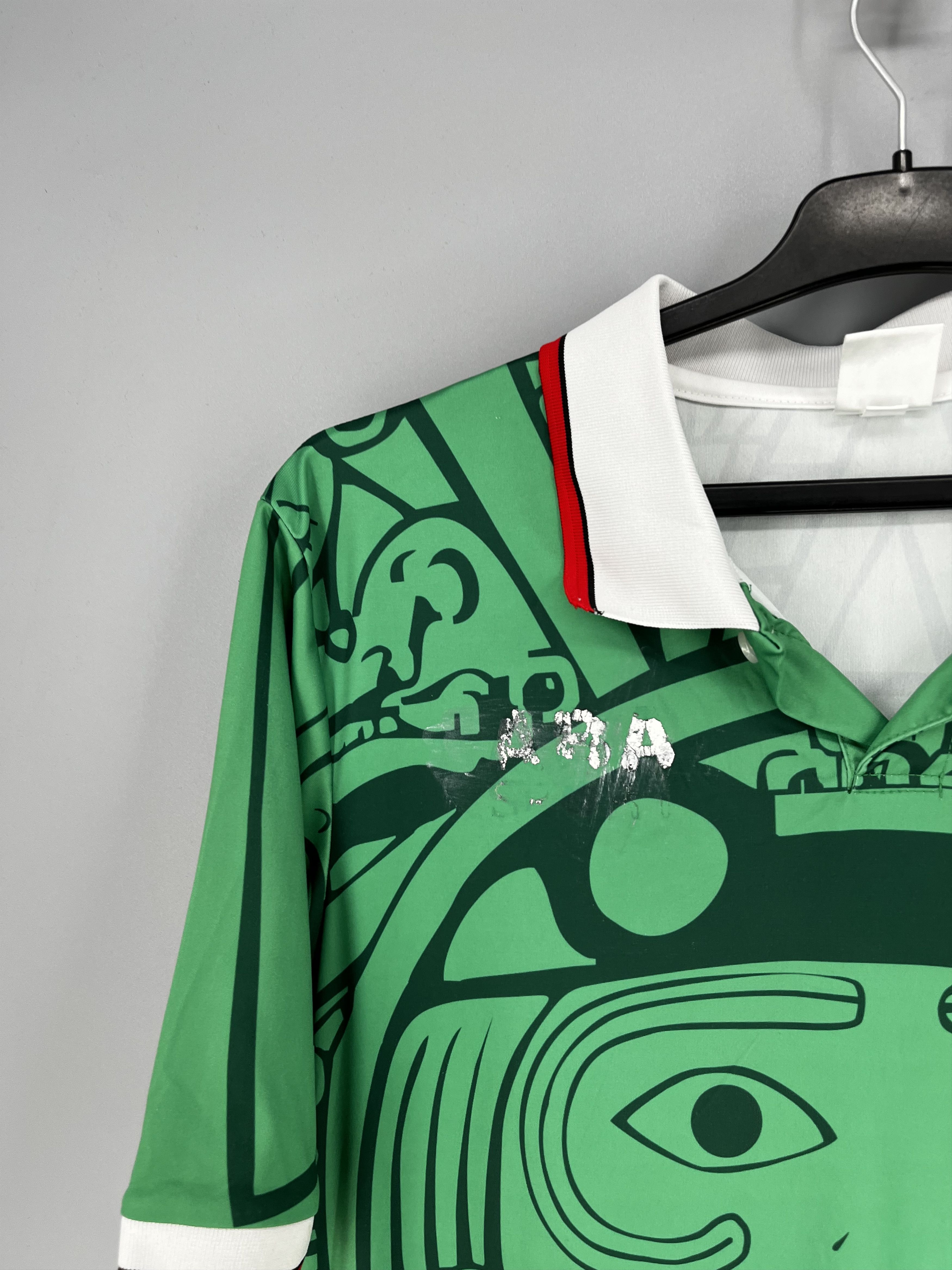 Vintage Aba Sports Green Retro Jersey Copa Munidal Fifa Francia 1998 Size US L / EU 52-54 / 3 - 7 Thumbnail