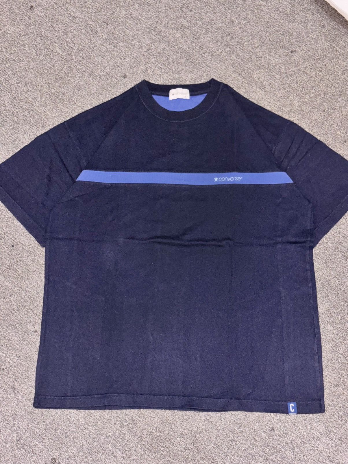 Converse Converse Vintage Navy Blue Stripe Tee Size US XXL / EU 58 / 5 - 2 Thumbnail