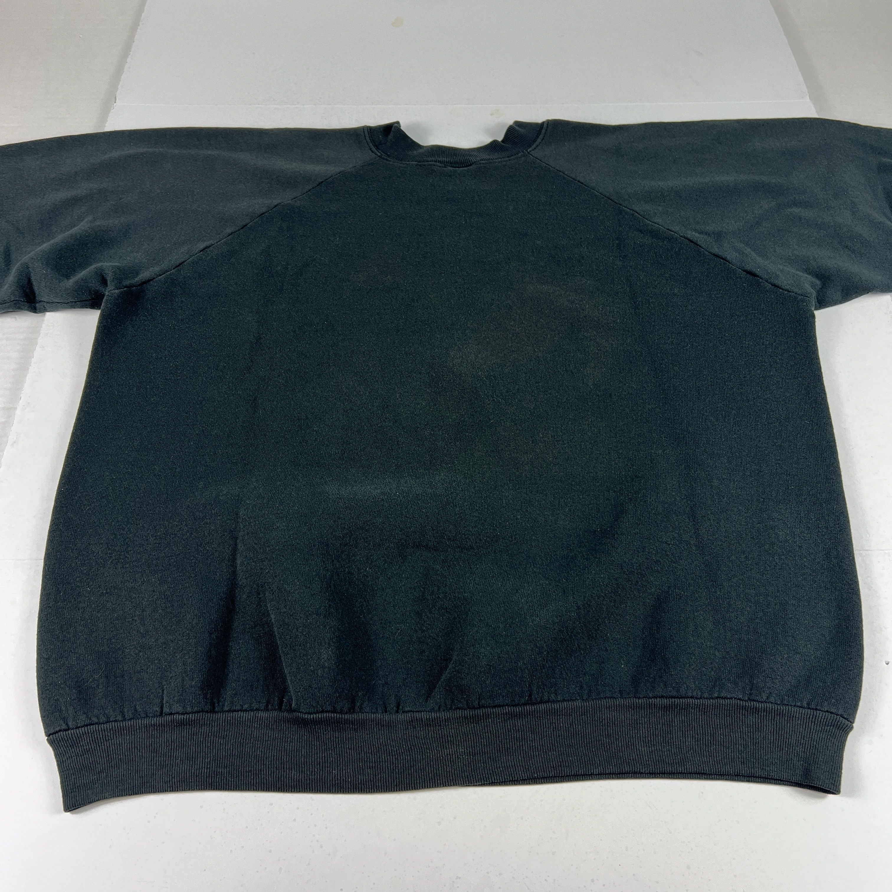 Vintage VTG 80s Wolf Indigenous Native Sweatshirt Faded Crewneck Size US L / EU 52-54 / 3 - 10 Thumbnail