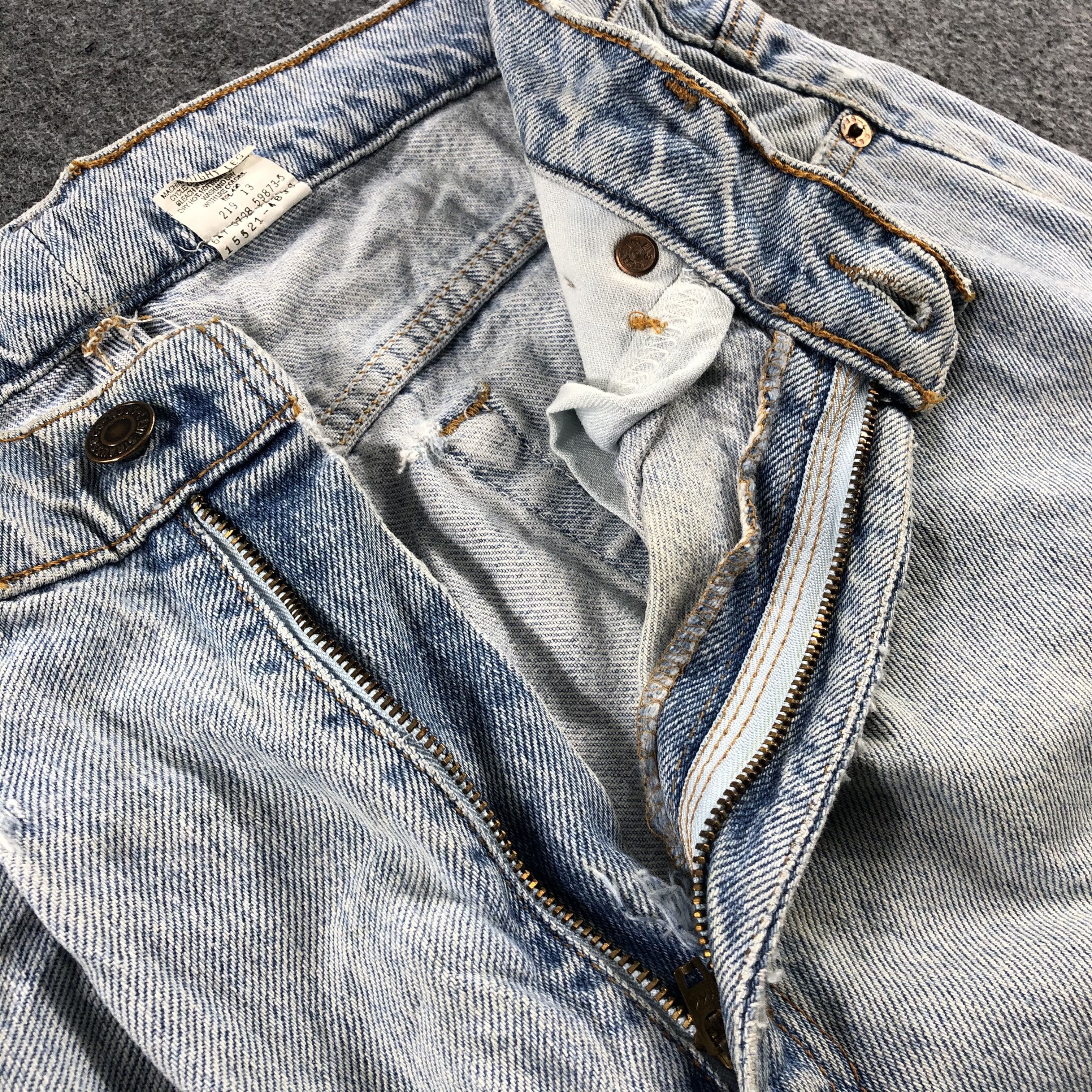 Levi's 90s Vintage Light Wash Levis 512 Jeans-J2665 Size US 29 - 9 Thumbnail