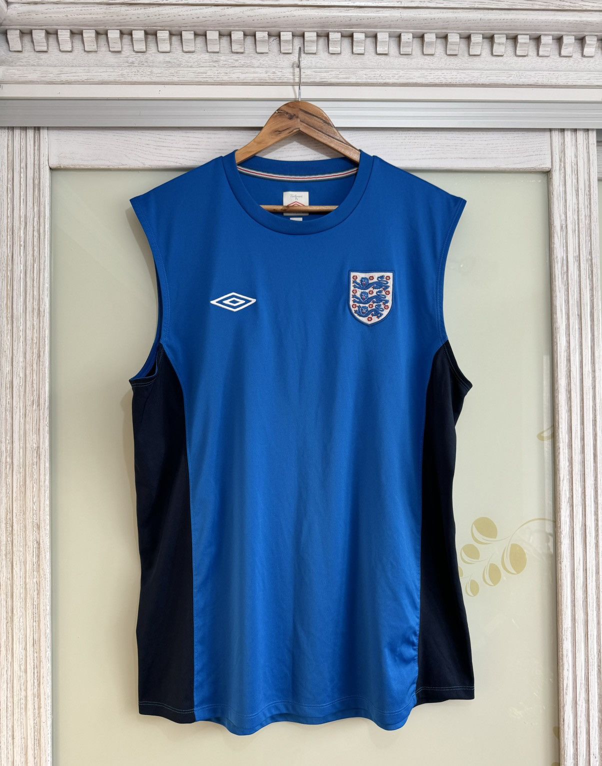 Umbro × Vintage England Vintage Soccer Tank Top Jersey Football Kit Shirt Size US XXL / EU 58 / 5 - 1 Thumbnail