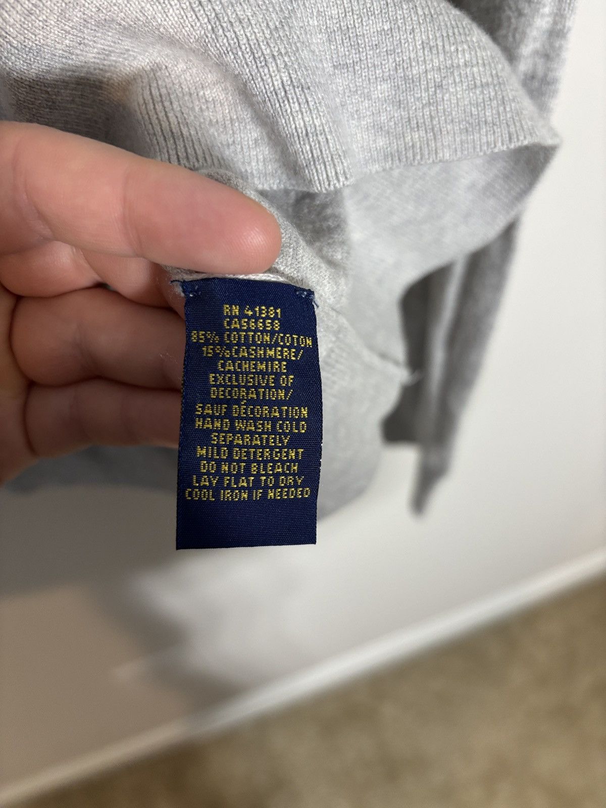 Polo Ralph Lauren Polo Ralph Lauren Cashmere Sweater Old Money Preppy XXL Size US XXL / EU 58 / 5 - 4 Thumbnail
