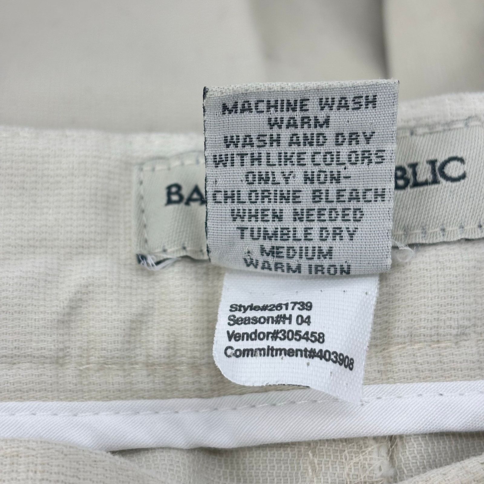 Banana Republic Banana Republic Women’s Beige Pants Size 8 Beige Career Size 30" / US 8 / IT 44 - 4 Thumbnail