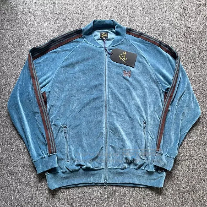 Needles Needles Velvet pale blue jacket Size US XL / EU 56 / 4 - 1 Thumbnail