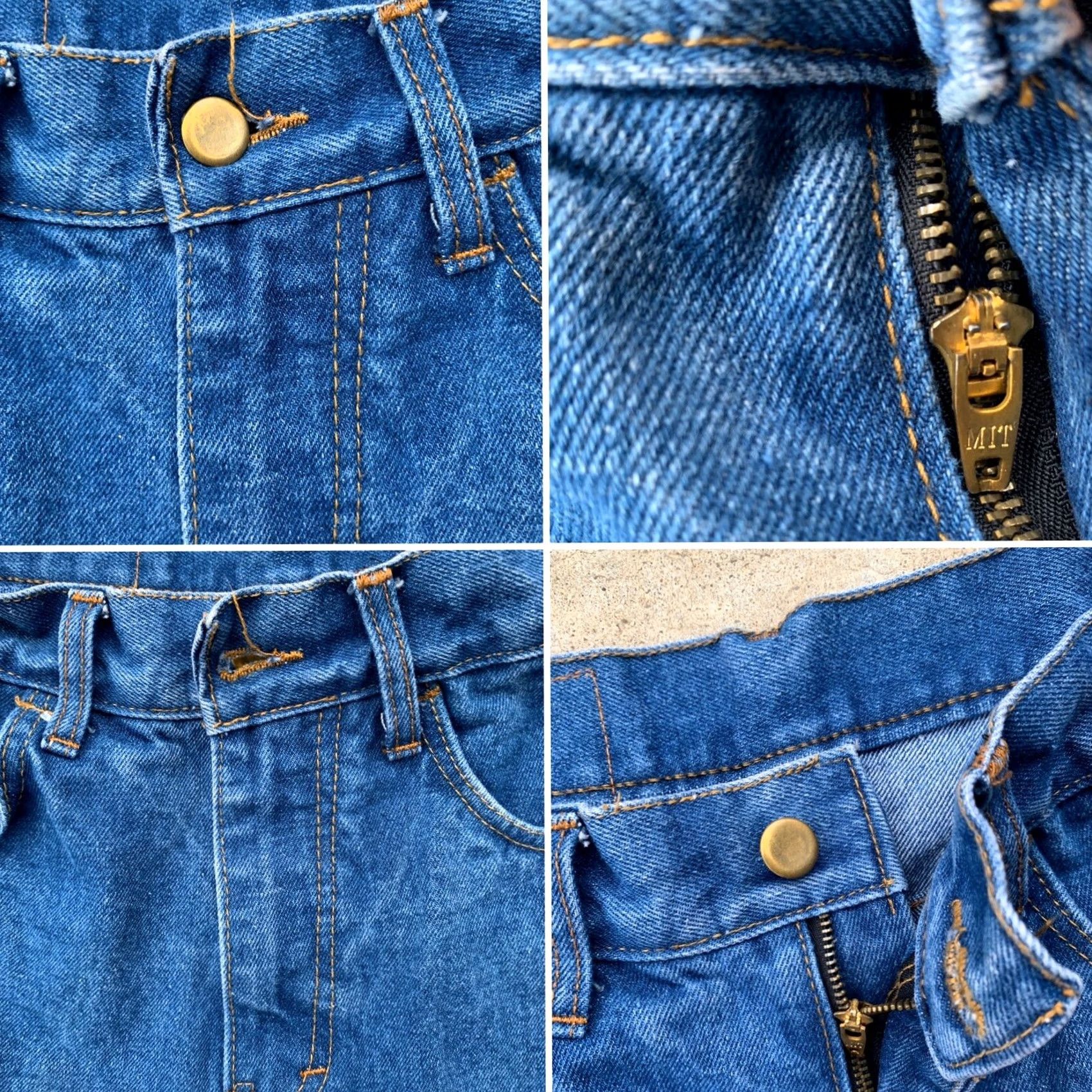 Vintage Buffalo Bill Side Pocket Jeans Buffalo Bill The Legendary Jeans Maker 31” Waist Jeans Capri Women 31 Blue Denim 21in Inseam Pockets Zip Size 24" / US 00 / IT 34 - 6 Thumbnail
