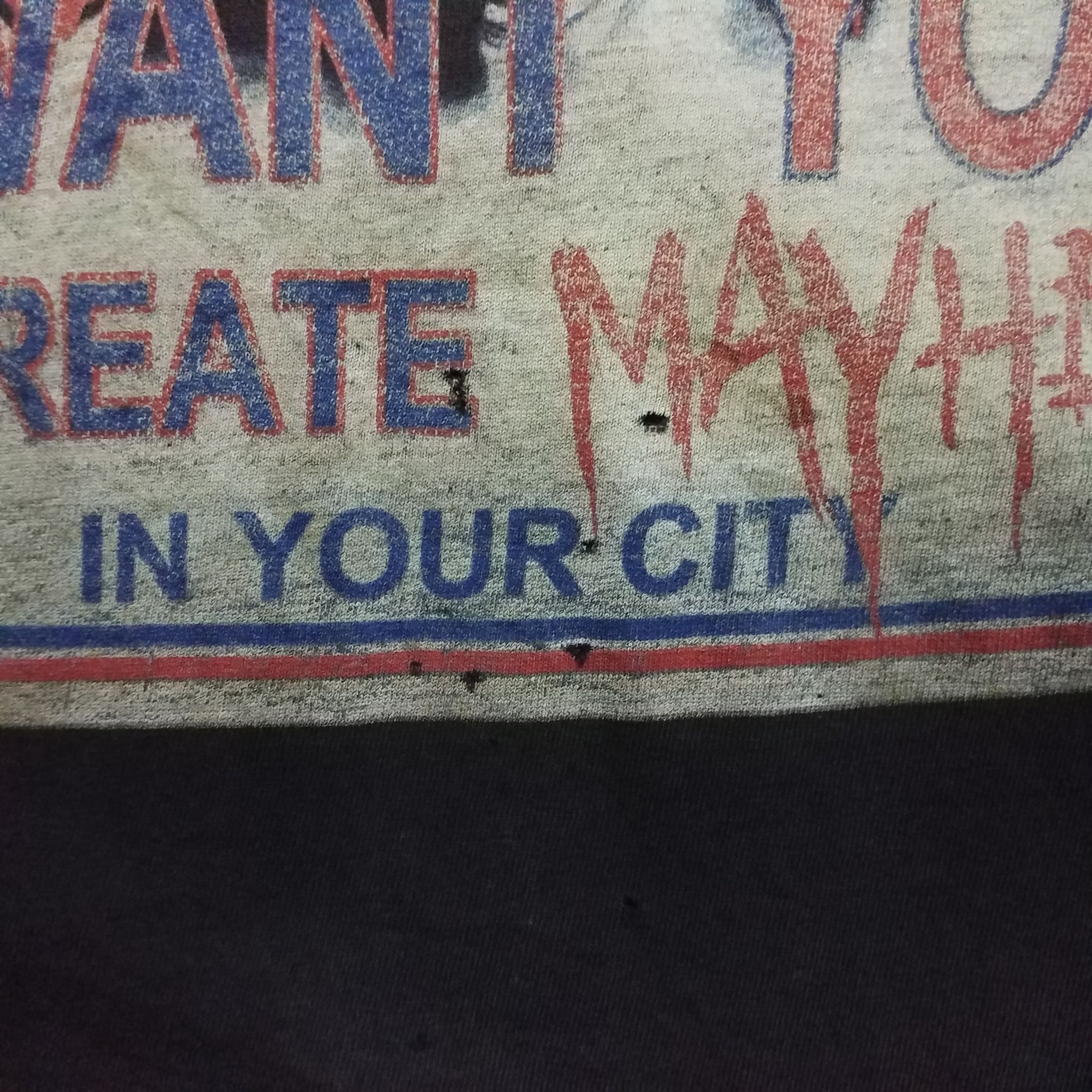 Band Tees × Hanes Mayhem festival destroy shirt Size US L / EU 52-54 / 3 - 3 Thumbnail