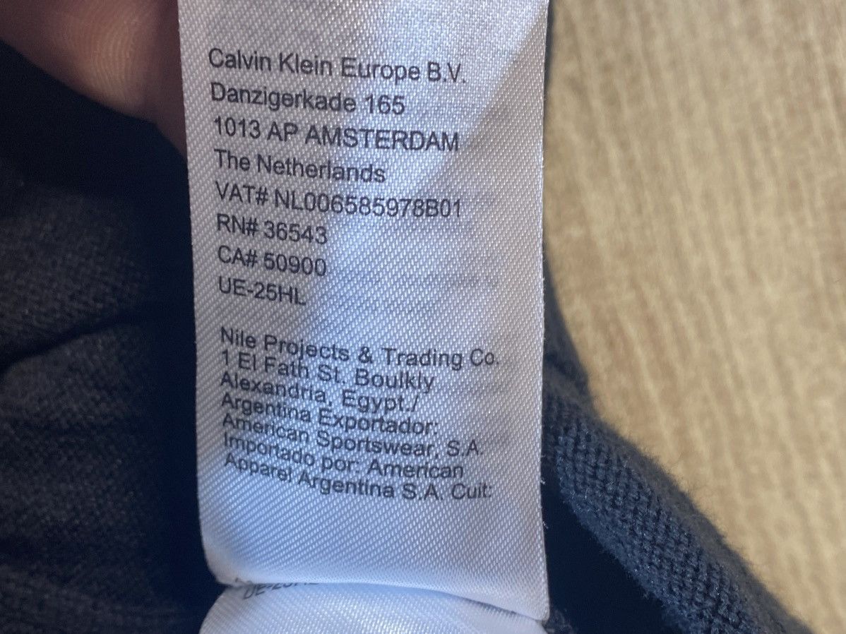 Calvin Klein × Designer Calvin Klein mens cotton black sweater size XL Size US XL / EU 56 / 4 - 5 Thumbnail