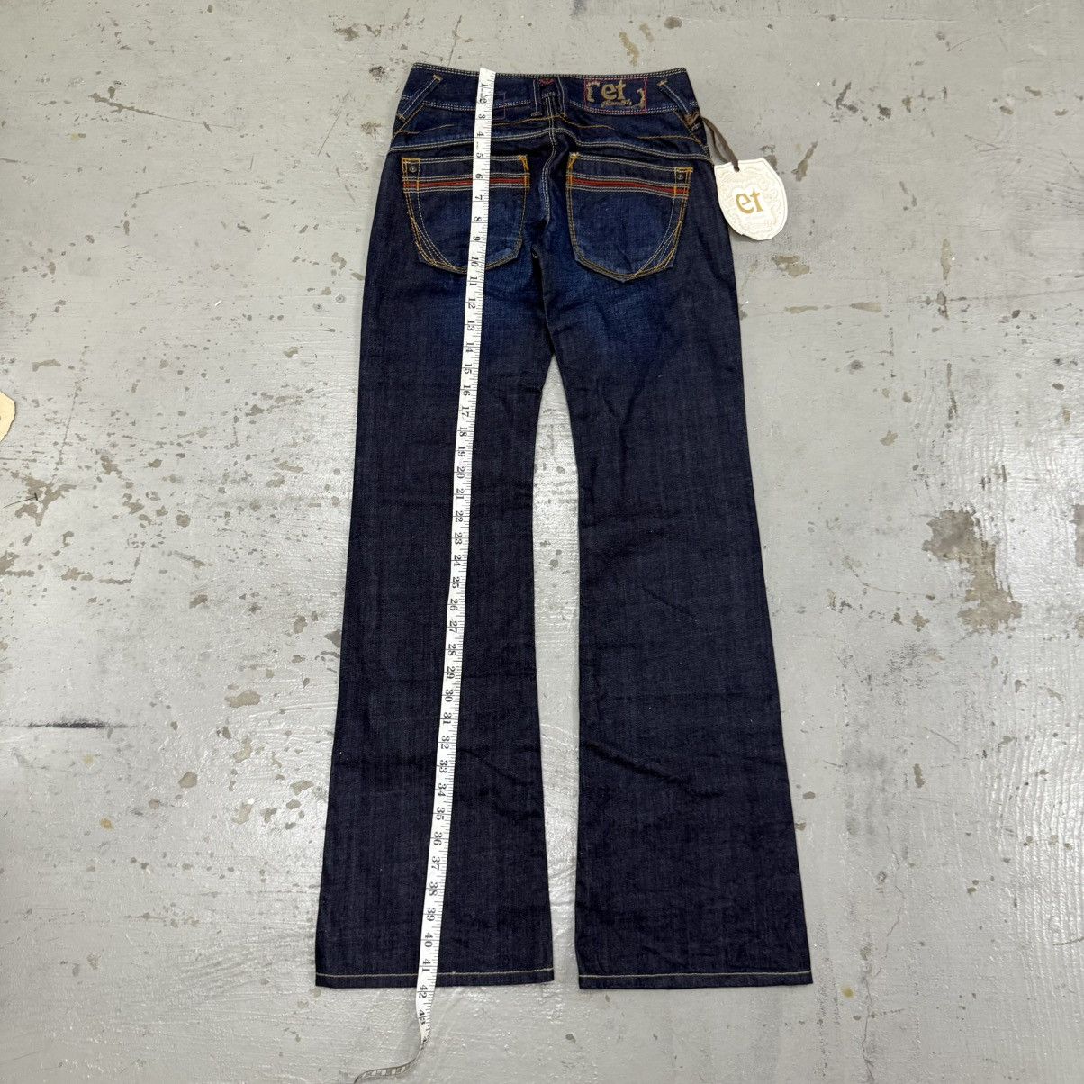 If Six Was Nine Vintage Et Boite flared pants low rise Size 27" / US 4 / IT 40 - 14 Thumbnail