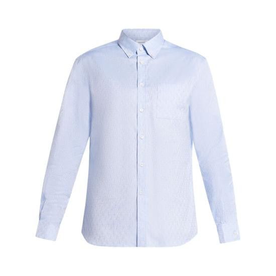 Salvatore Ferragamo SALVATORE FERRAGAMO Men Long Tops 144352 0780414 CEBEI BLUE Size US M / EU 48-50 / 2 - 1 Thumbnail