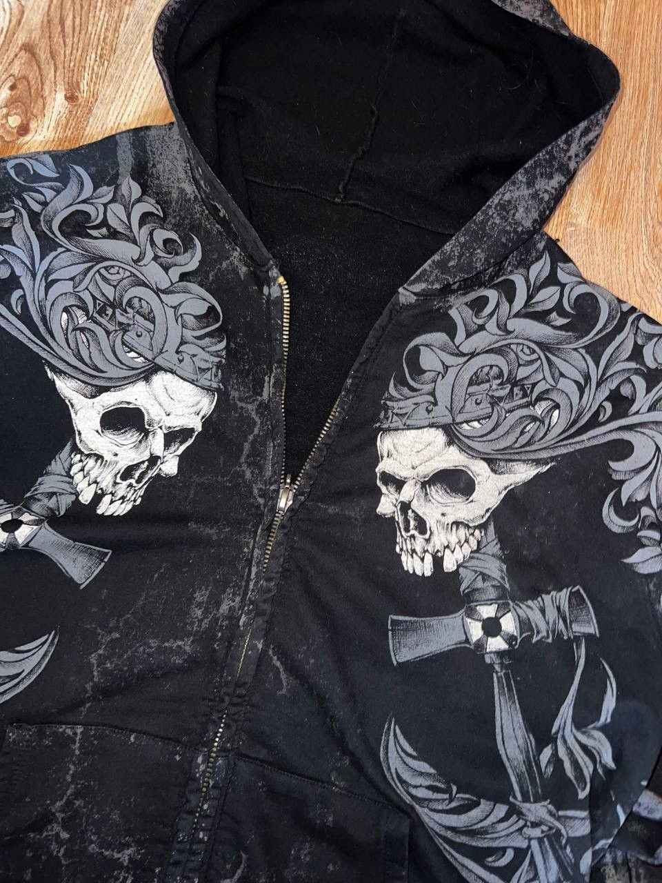 Band Tees Vintage Black Metal Band Zip Hoodie Rare Sweatshirt Size US M / EU 48-50 / 2 - 9 Thumbnail