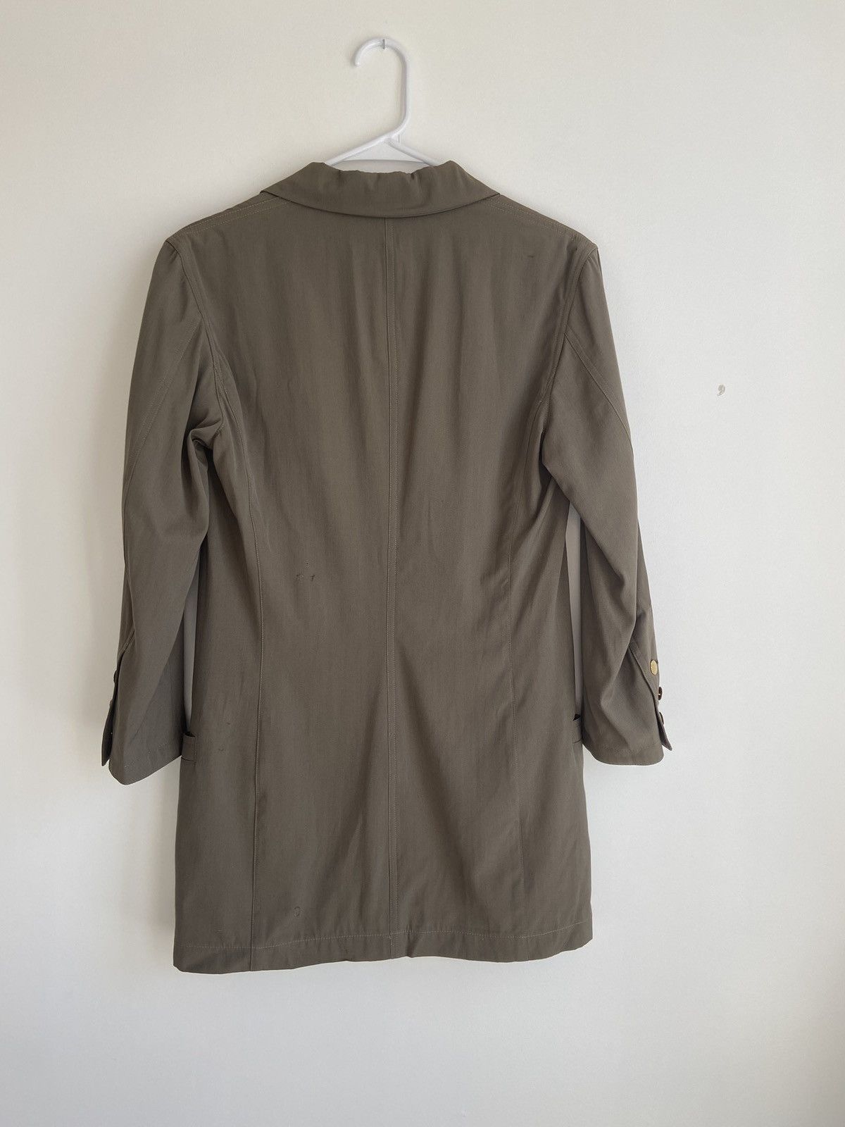 Versace Vintage Versace Khaki Blazer Size XS / US 0-2 / IT 36-38 - 7 Thumbnail