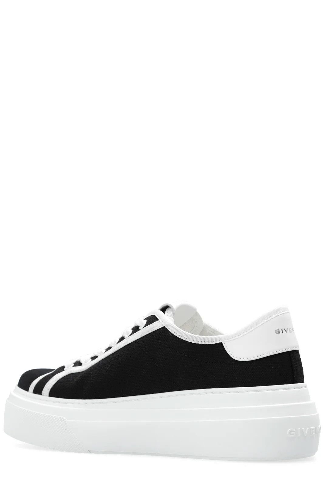 o1w1db10525 City Lace Up Sneakers Platform in Black
