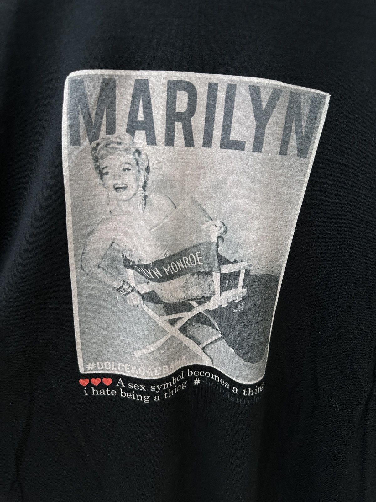 Dolce & Gabbana Dolce and gabbana d&g Marilyn Monroe tee T-shirt Size US L / EU 52-54 / 3 - 3 Thumbnail