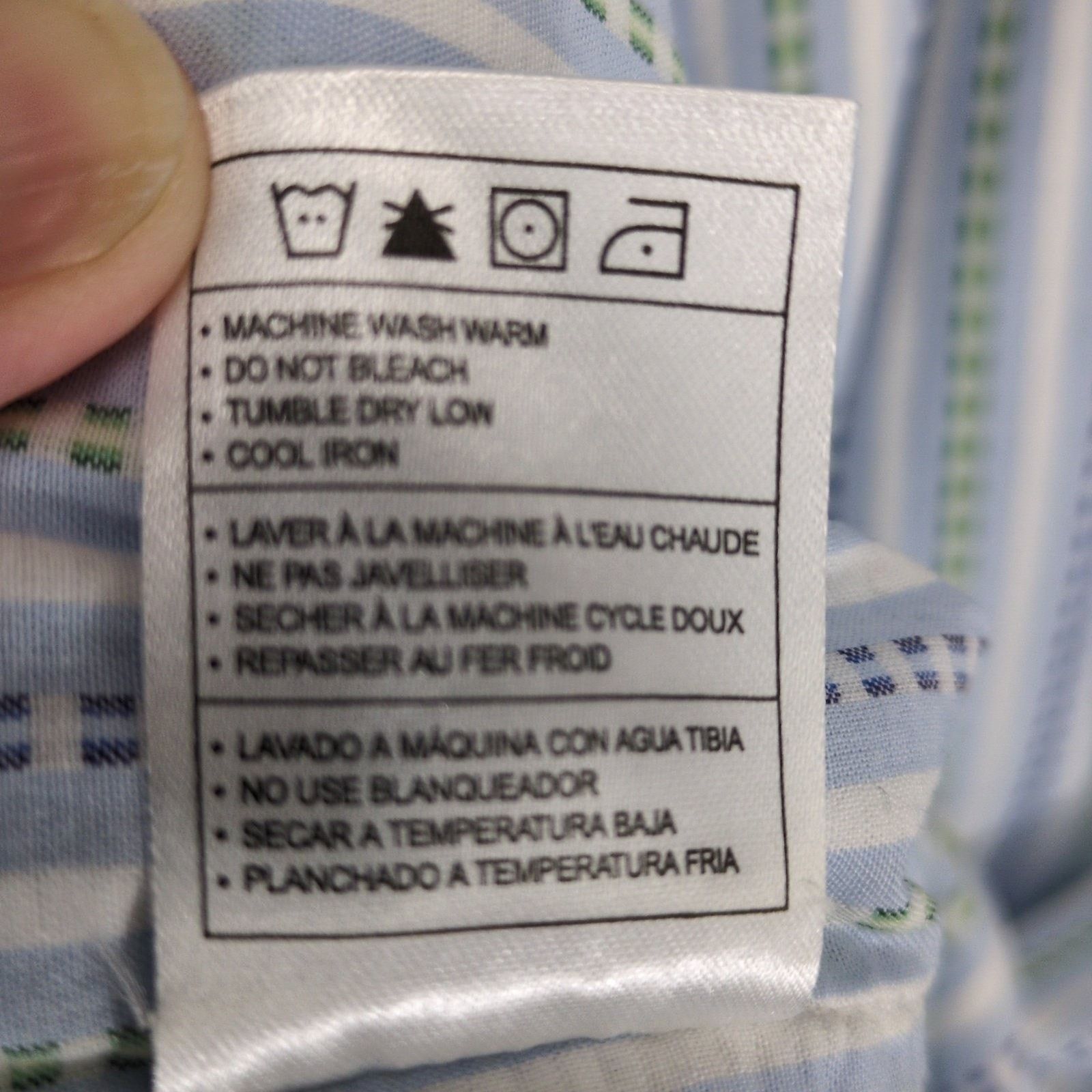 Other George Foreman Men's 4XLT Button Up Striped Dress Shirt Size US XXL / EU 58 / 5 - 6 Thumbnail