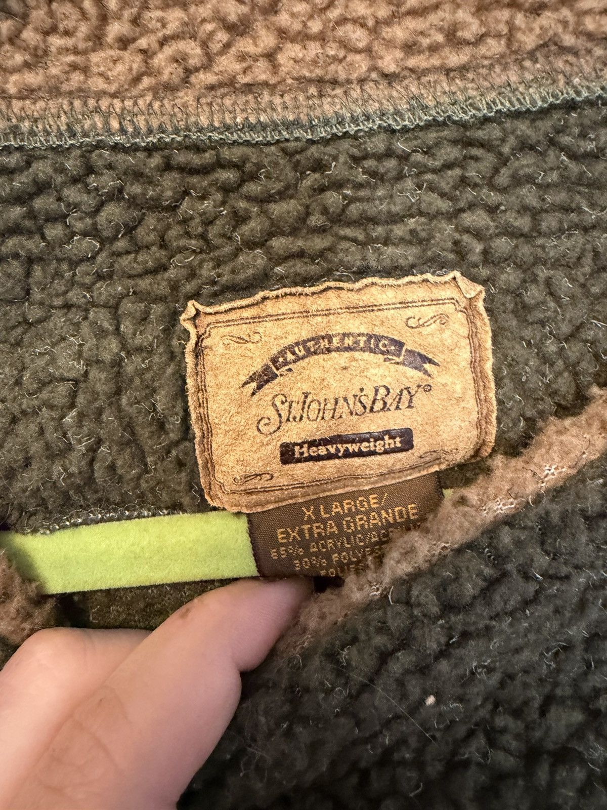 Vintage Pullover Fleece Sweater Size US XL / EU 56 / 4 - 2 Thumbnail