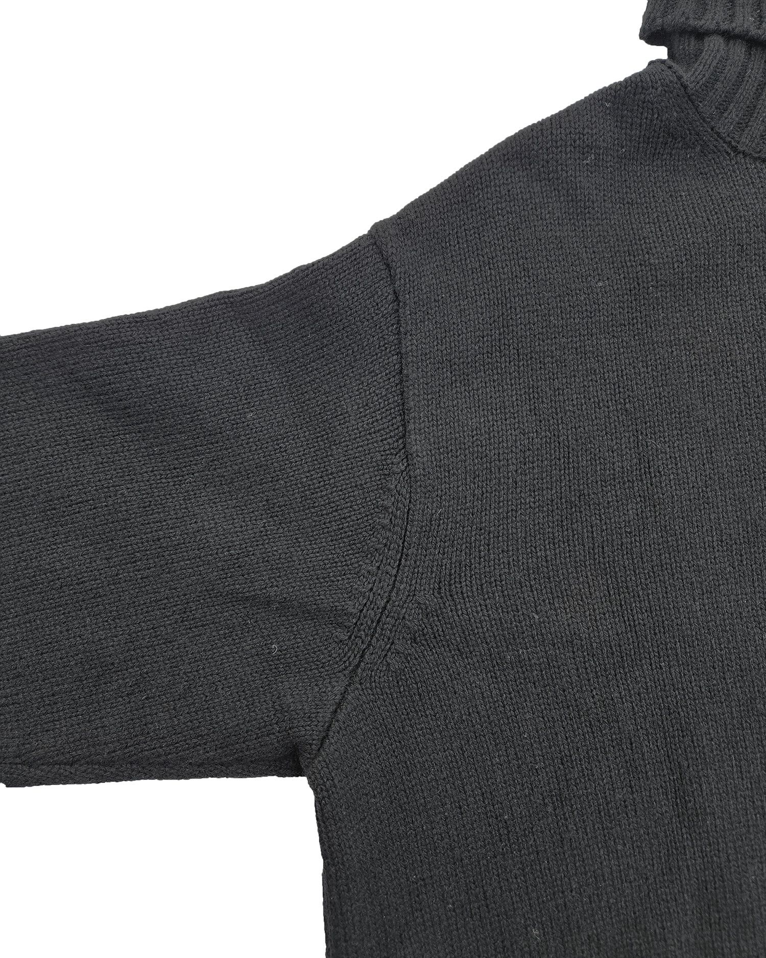 Yohji Yamamoto Yohji Yamamoto Pour Homme Side Button Turtleneck Sweater Size US L / EU 52-54 / 3 - 3 Thumbnail
