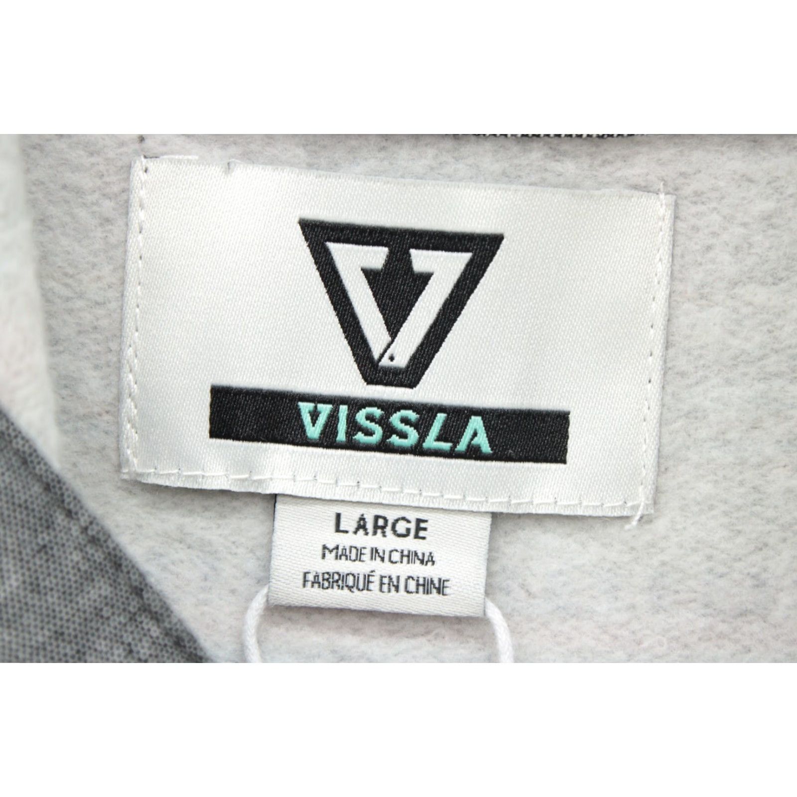 Vissla VISSLA Hoodie Mens Multicolor Striped Fleece Surf Skate Coastal Pullover NWT Size US L / EU 52-54 / 3 - 5 Thumbnail