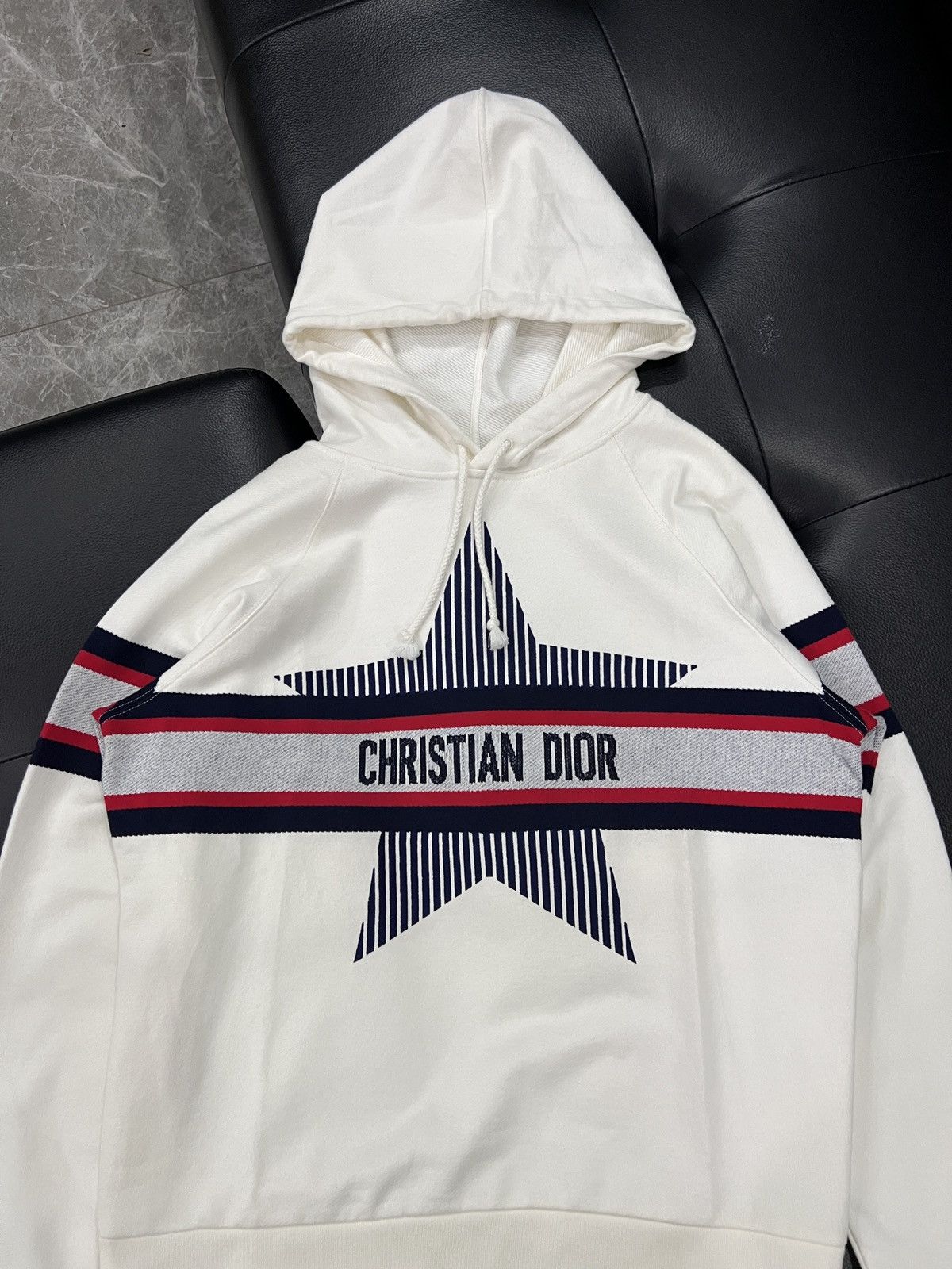 Dior Dior Star Embroidered Christian Dior Logo Sweatshirt Size US XS / EU 42 / 0 - 3 Thumbnail