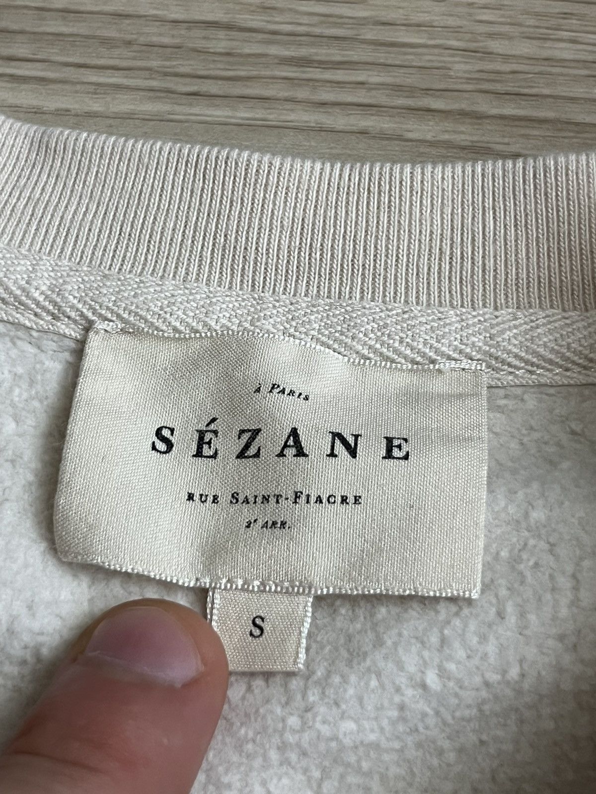Sezane Sézane Amour Center Big Logo Sweatshirt Size S / US 4 / IT 40 - 4 Thumbnail