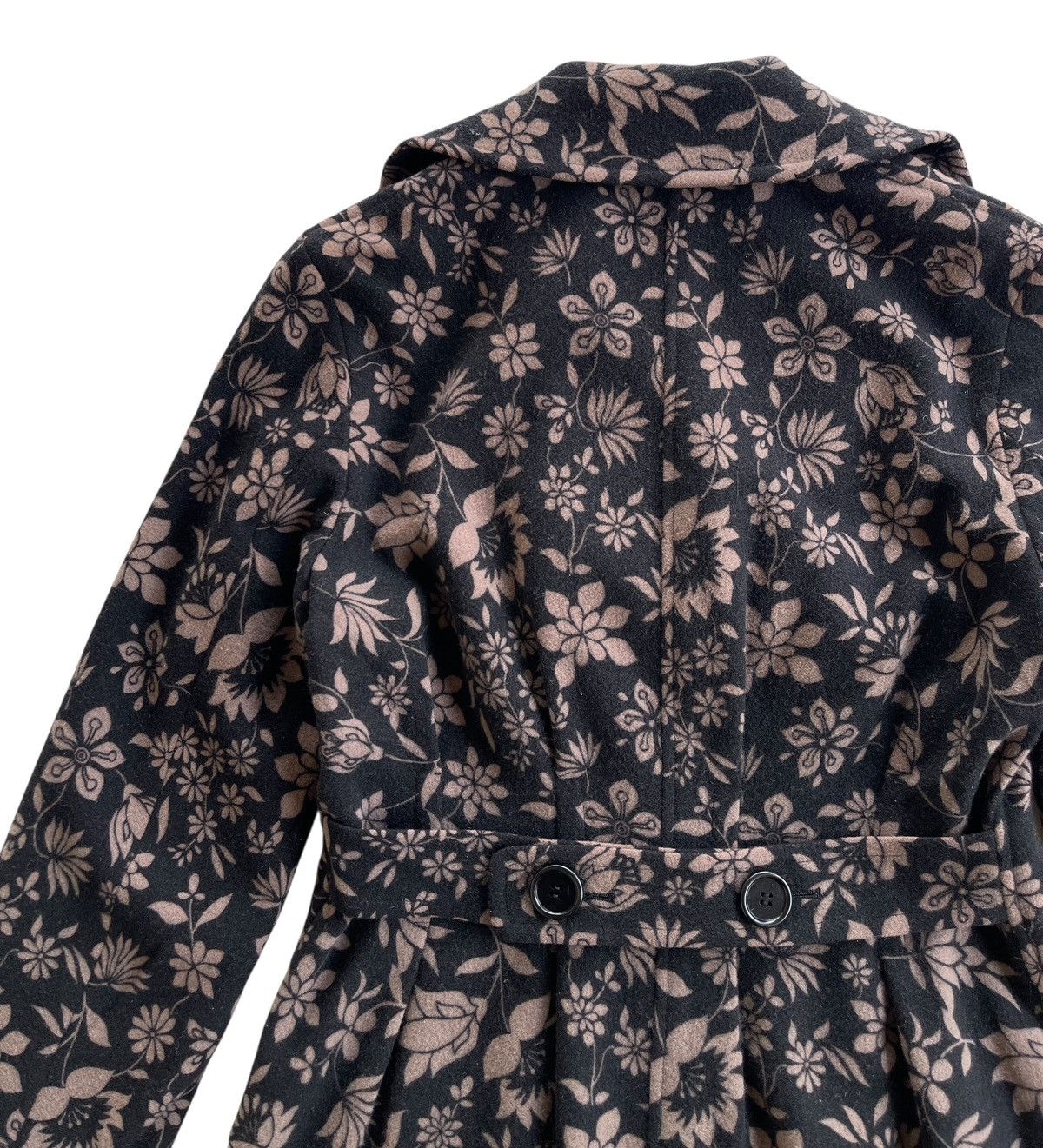 Yohji Yamamoto 1990s Yohji Yamamoto Double Breasted Floral Coats Size M / US 6-8 / IT 42-44 - 4 Thumbnail