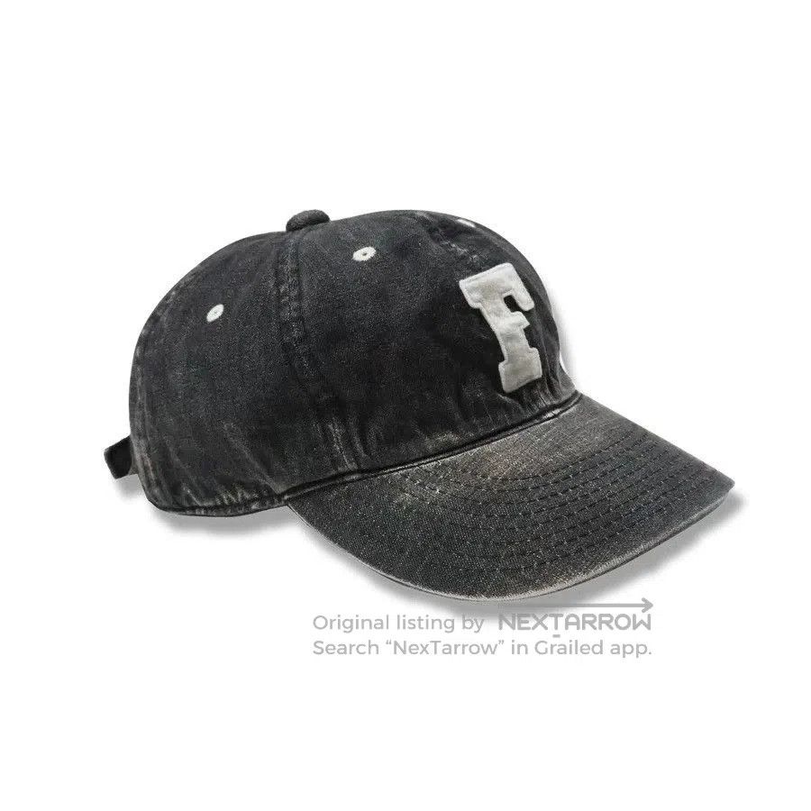Full Count & Co. FULLCOUNT Washed Denim Embroidered Baseball Cap. Size ONE SIZE - 3 Thumbnail