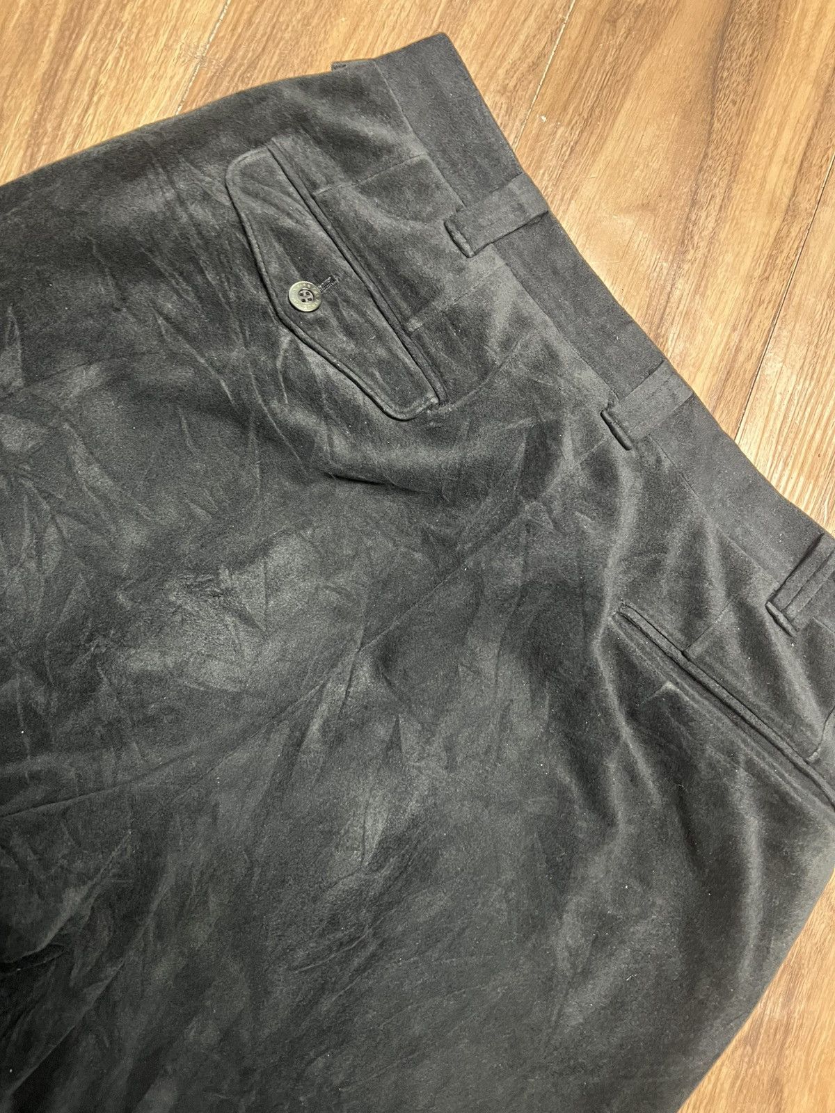Balenciaga VINTAGE BALENCIAGA BB Sports Velvet Trousers (40) Size US 31 - 15 Thumbnail
