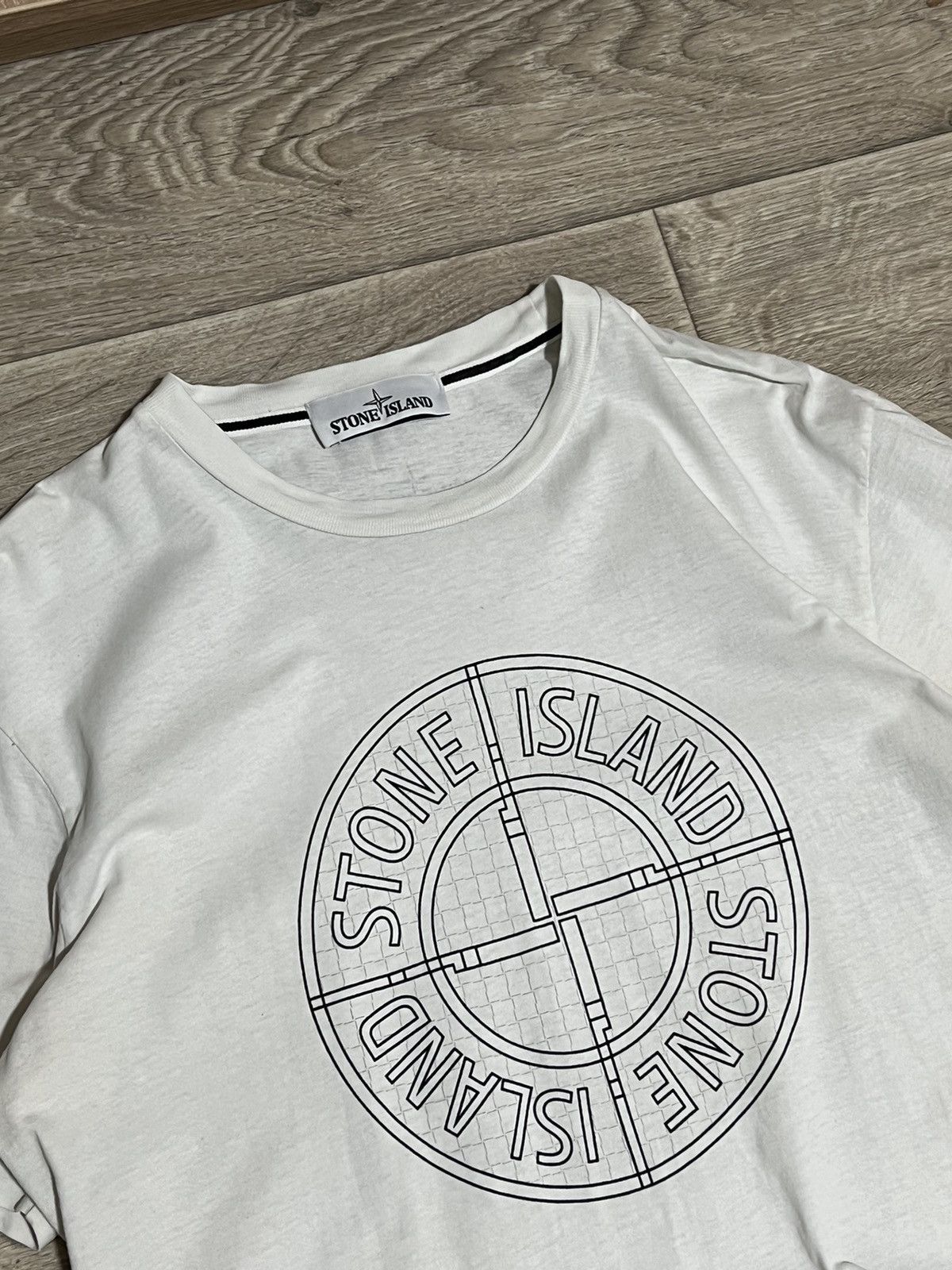Stone Island × Vintage Vintage Stone Island Big Logo T-shirt Size US L / EU 52-54 / 3 - 2 Thumbnail