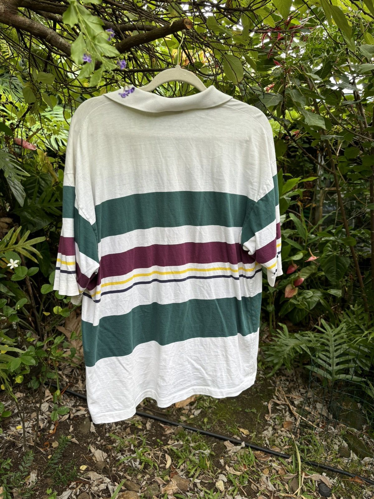 Vintage 90s Striped Polo Size US XL / EU 56 / 4 - 3 Thumbnail