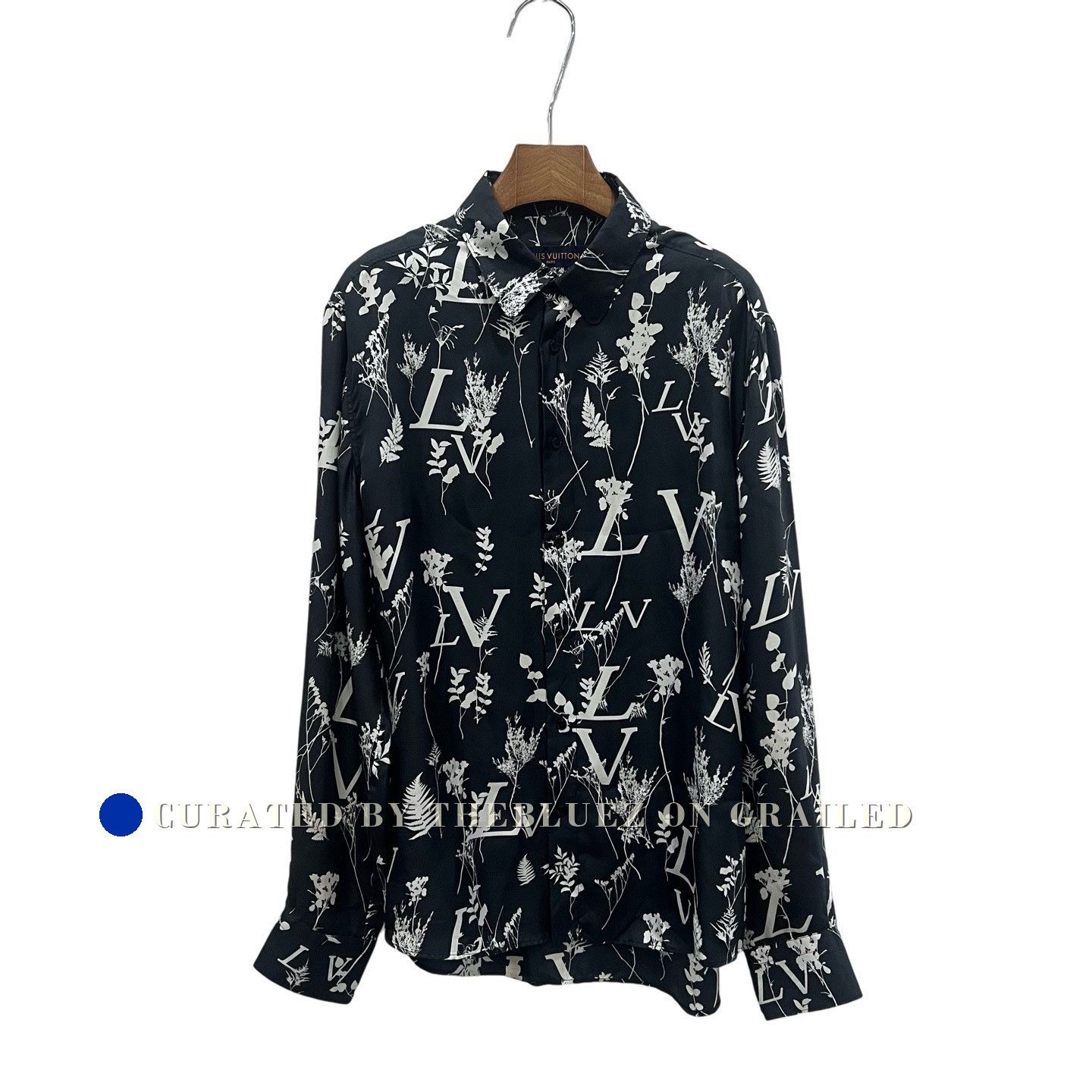 Louis Vuitton Louis Vuitton Wheat Print Silk Shirt Size US L / EU 52-54 / 3 - 1 Thumbnail