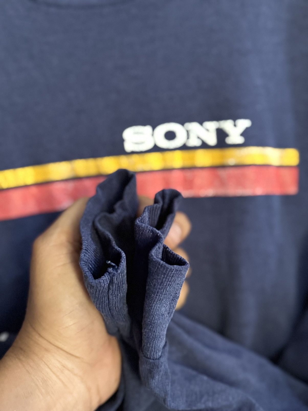 Other Thrashed Vintage 80s Sony The Ond And Only LS Tee Size US M / EU 48-50 / 2 - 6 Thumbnail