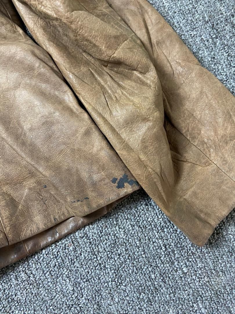 Japanese Brand Pou Dou Dou Vingt-Trois Leather Jacket (190) Size US XXS / EU 40 - 2 Thumbnail