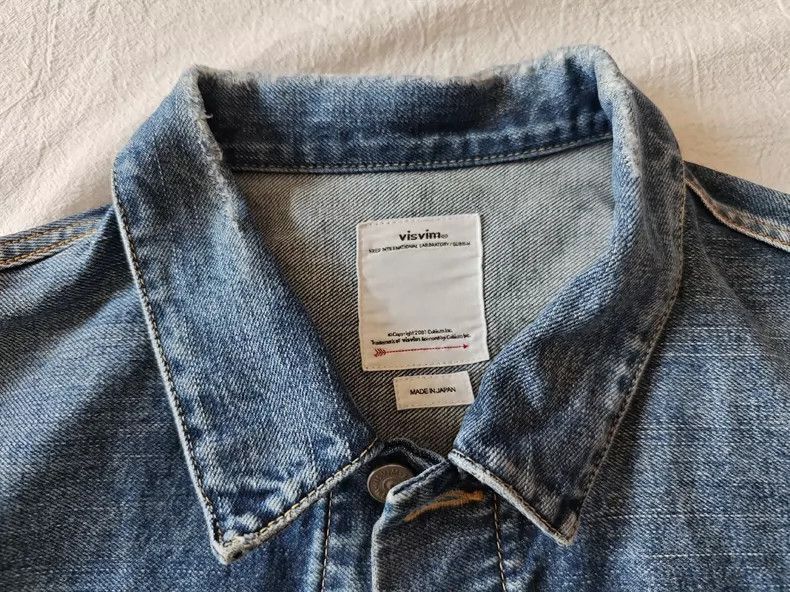 Visvim VISVIM SS 101 DMGD-1010 Splash-wash denim jacket-2506 Size US XL / EU 56 / 4 - 7 Thumbnail