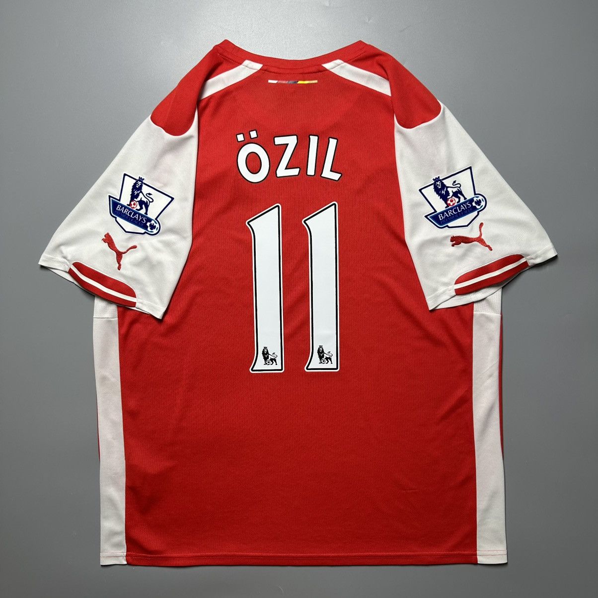 Puma ARSENAL PUMA 2014/2015 FOOTBALL SOCCER HOME JERSEY #11 OZIL Size US XL / EU 56 / 4 - 1 Thumbnail