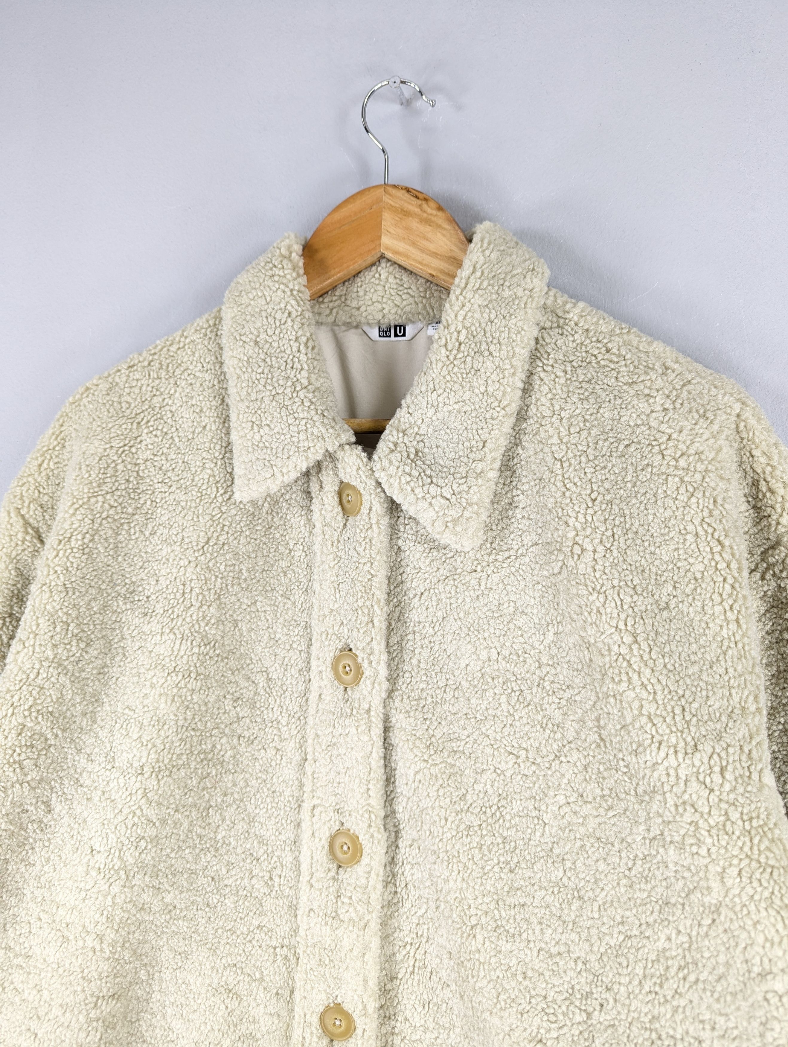 Christophe Lemaire Uniqlo X Christophe Lemaire Sherpa Button Ups Jacket Size US XL / EU 56 / 4 - 4 Thumbnail