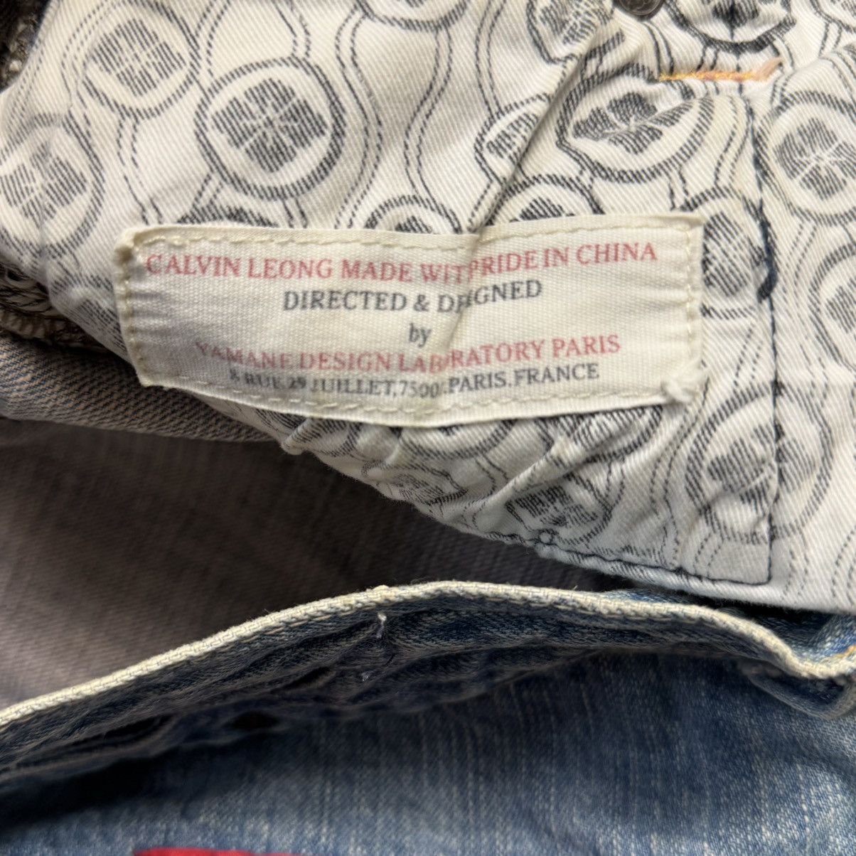 Evisu Evisu Face Half Denim Jeans Pants Size US 31 - 6 Thumbnail