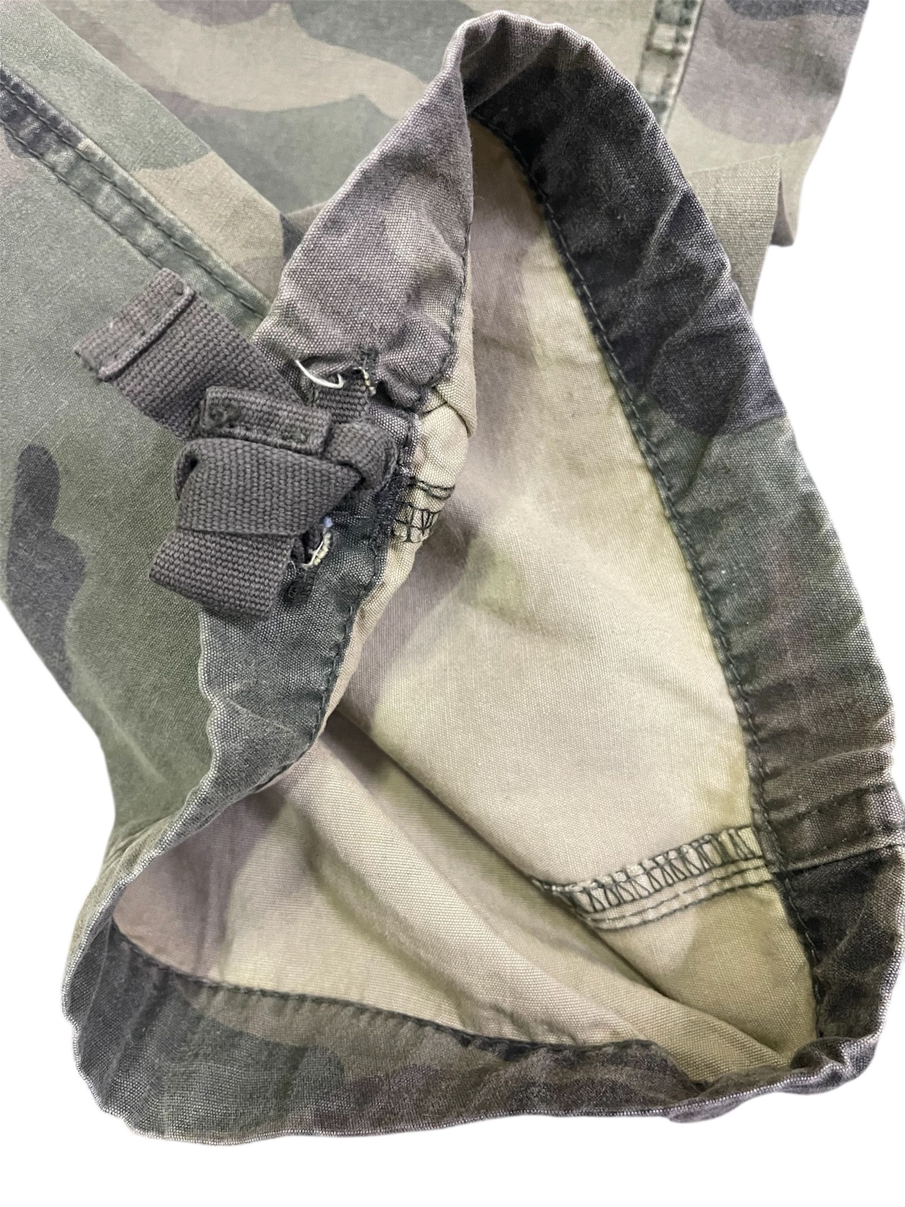 Abercrombie & Fitch Vtg Style A&F Camouflage Faded of the Day Baggy Army Size US 34 / EU 50 - 6 Thumbnail