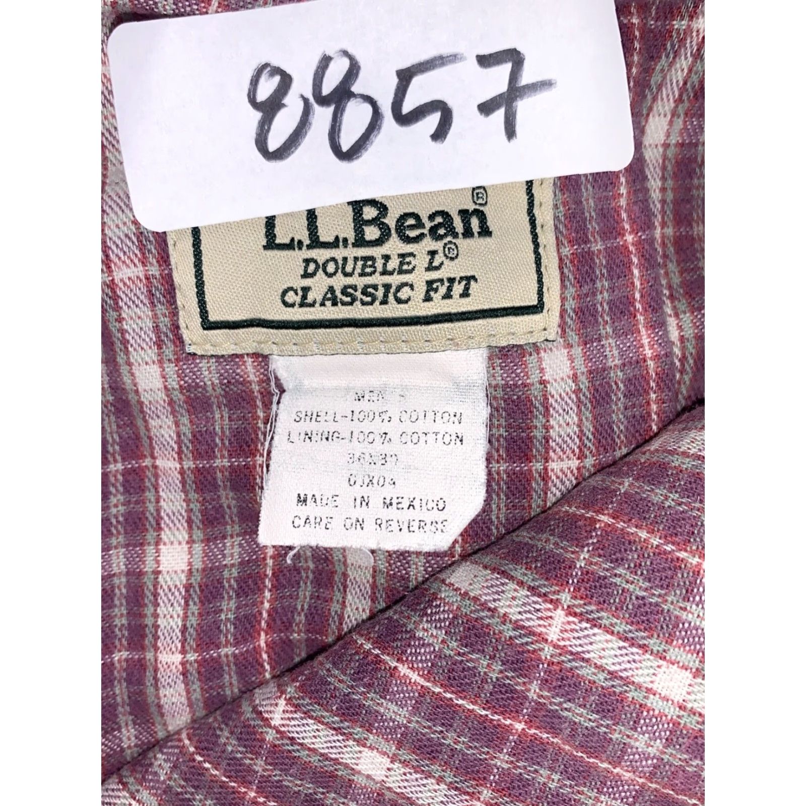 Vintage VINTAGE L.L. Bean Denim Jeans Flat-Faced Plaid Lined Mens 36x30 Classic Fit 90s USA Nature Corduroy? Size US 36 / EU 52 - 3 Thumbnail