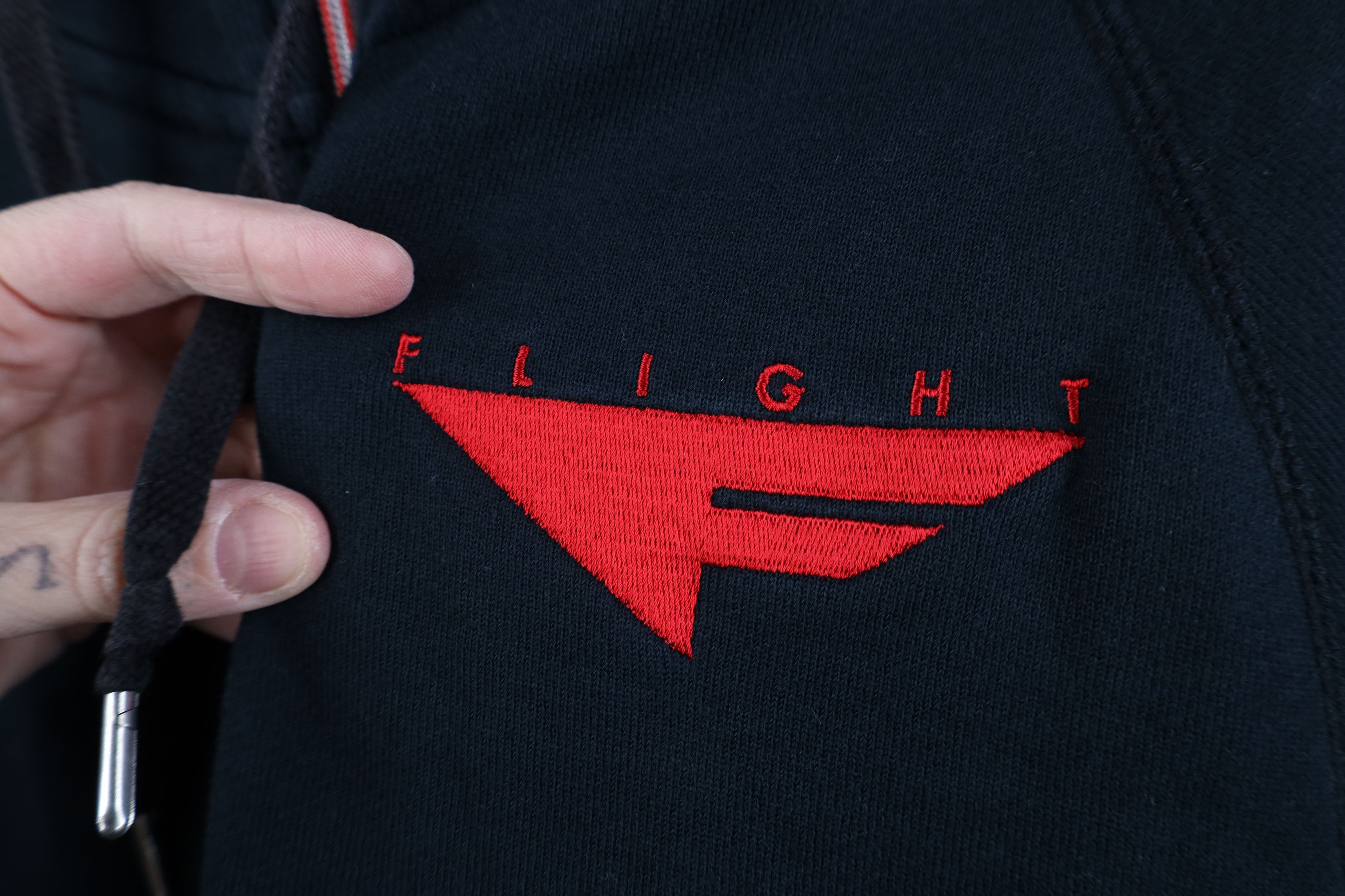 Nike Vintage Y2K Nike Flight Basketball Spell Out Full Zip Hoodie Size US S / EU 44-46 / 1 - 5 Thumbnail