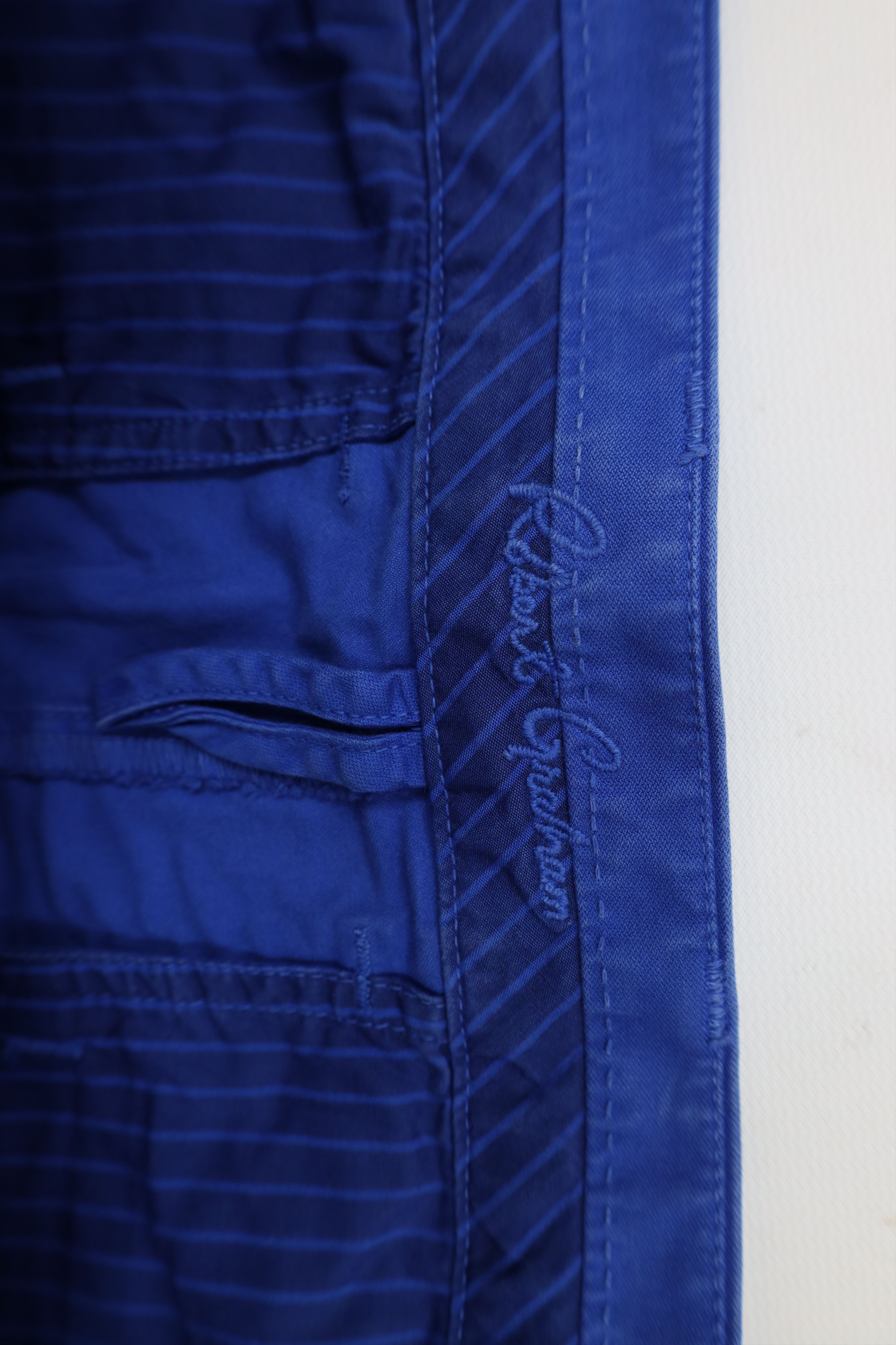 Robert Graham × Vintage Robert Graham Above Knee Front Golf Chino Shorts Blue Cotton Size US 30 / EU 46 - 6 Thumbnail