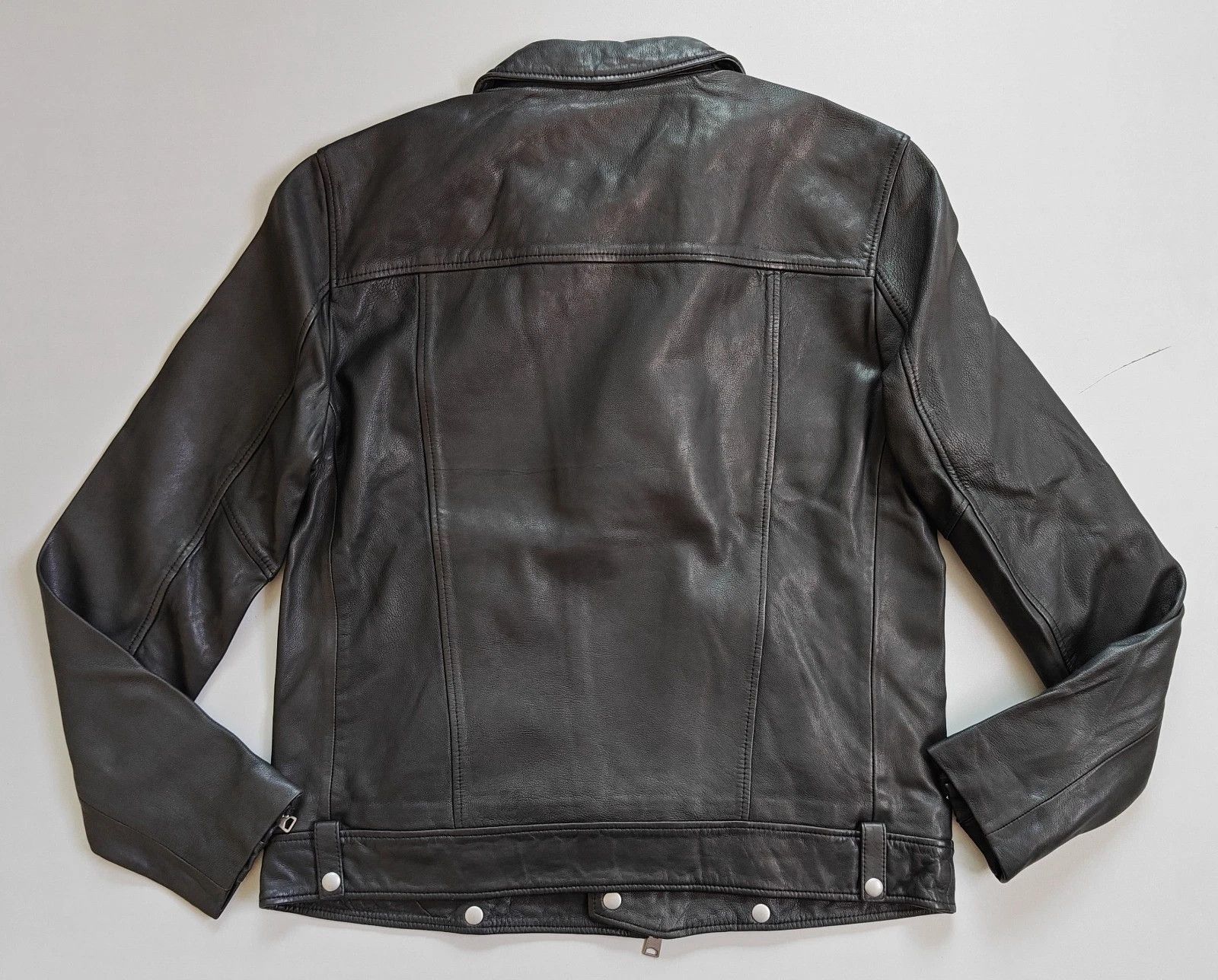 Allsaints ALLSAINTS Lomi Biker Men's Leather jacket FTP/5014 Size US L / EU 52-54 / 3 - 9 Thumbnail